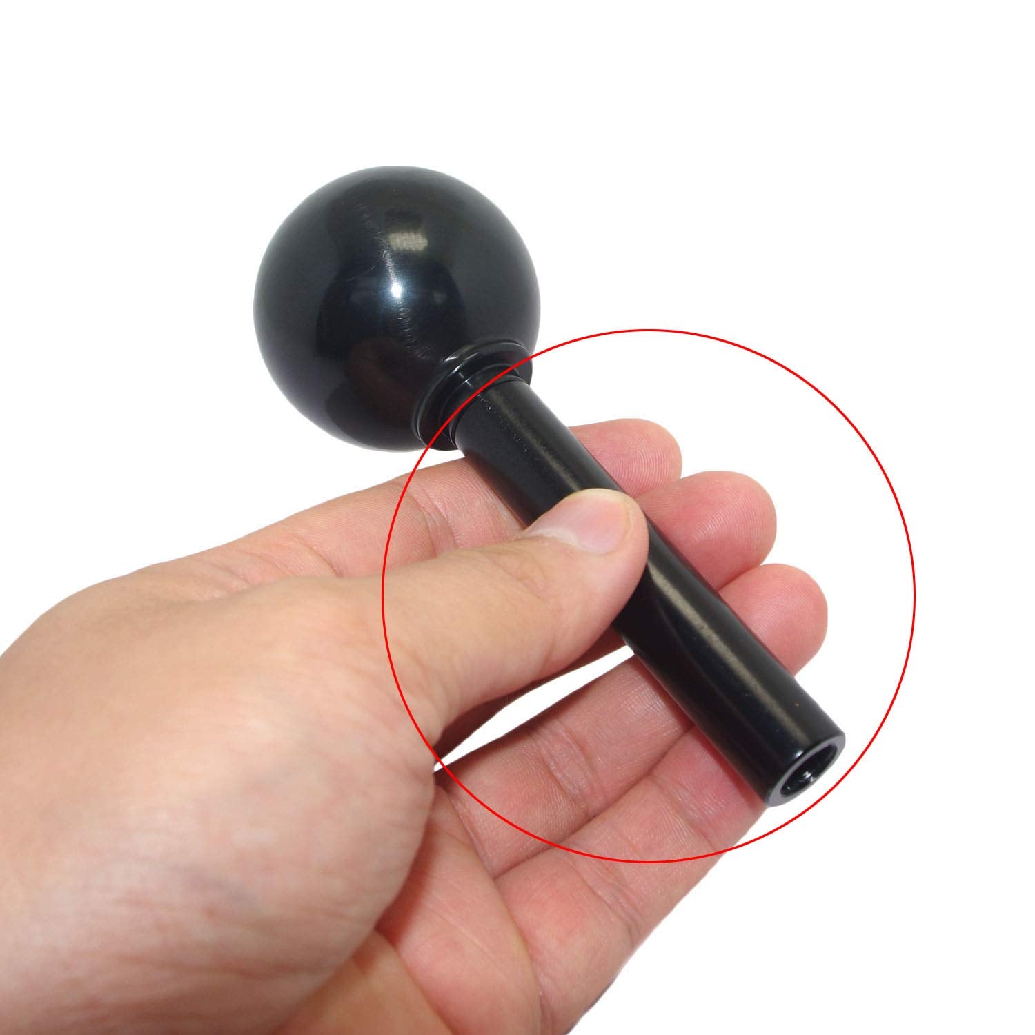 Pursuestar 3 Inch Black Aluminum Shift Knob Extender Extension For 5 6 Speed Ford Scion Gear Shifter Lever 12X1.25