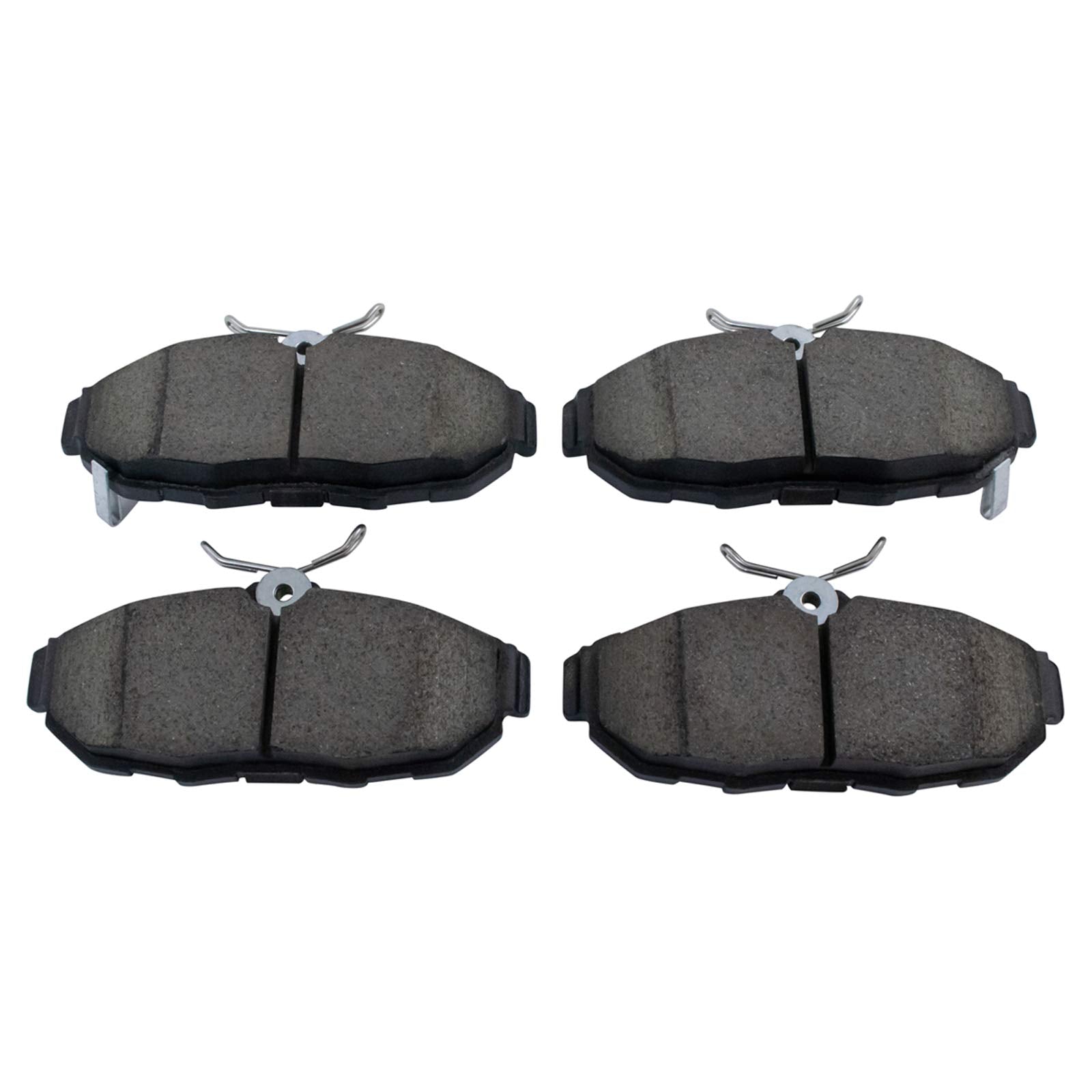 TRQ Rear Brake Pads Ceramic Compatible with 2011-2014 Ford Mustang