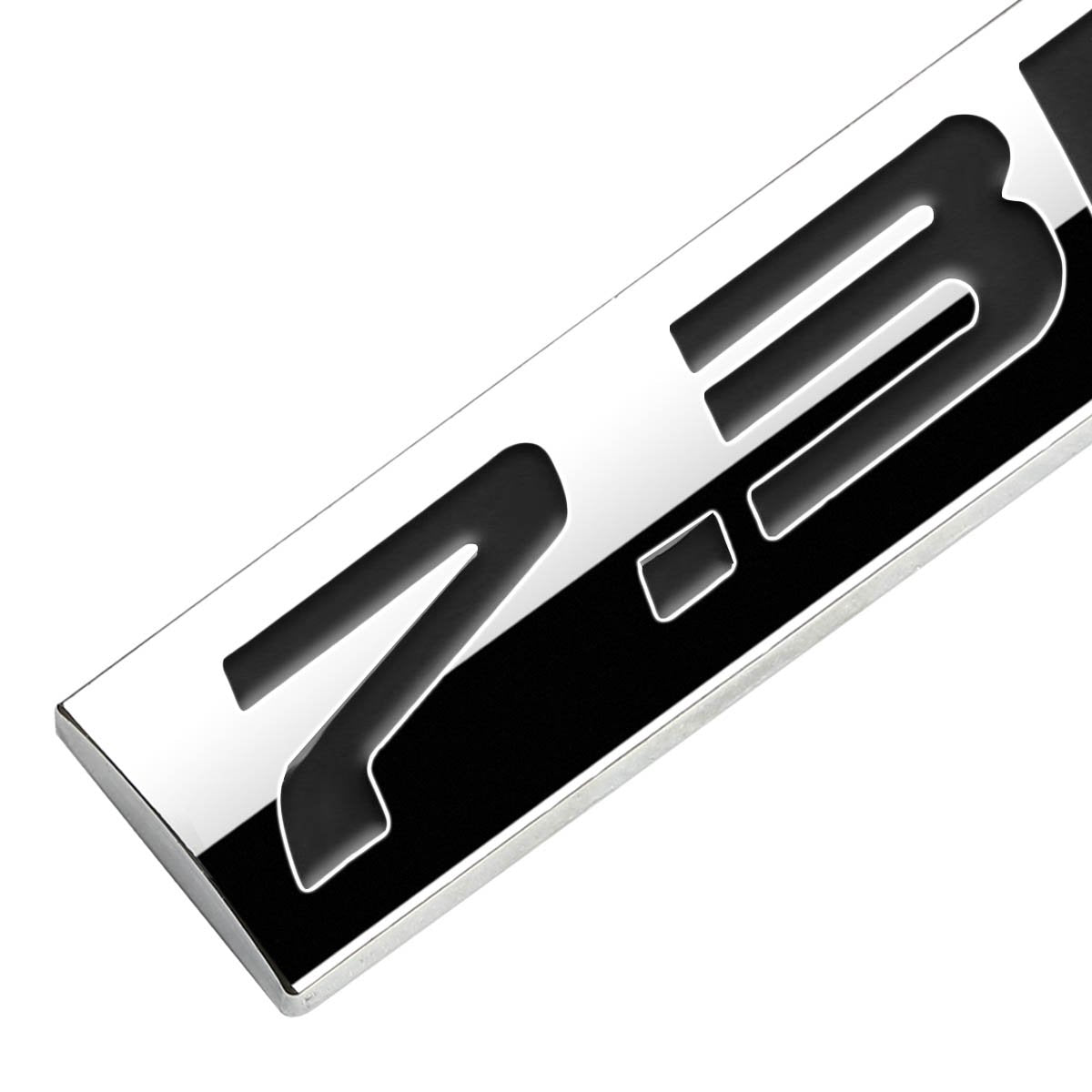 Chrome Finish Metal Emblem 7.3L Badge (Black Letter)