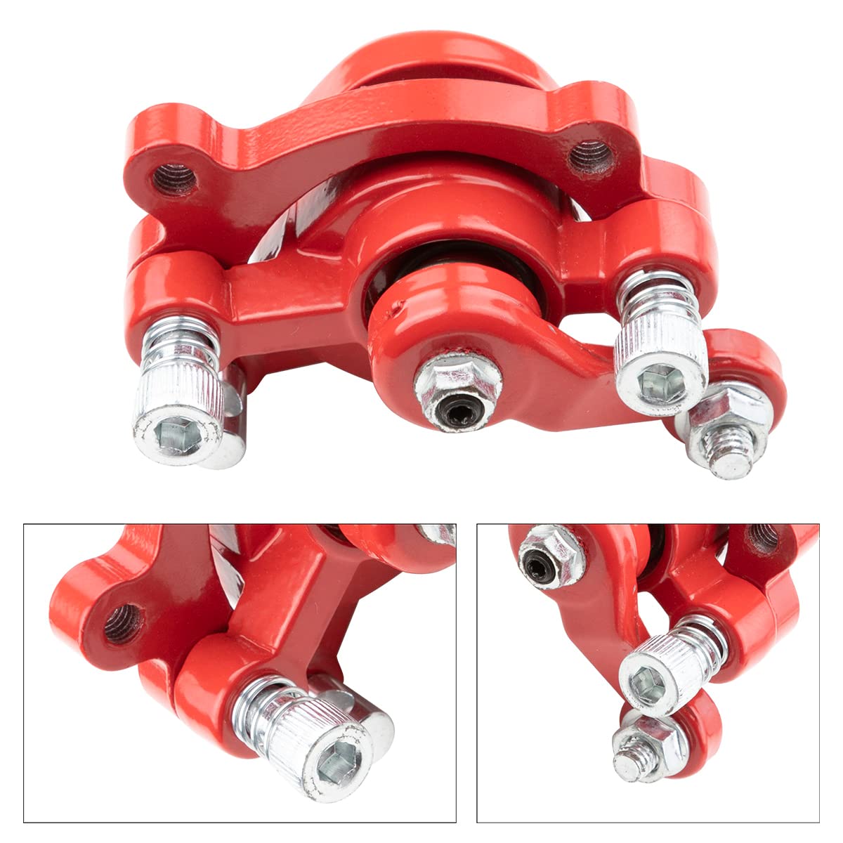 Rear Disc Brake Caliper With Brake Replaced Pads Pull Arm Brake Caliper Fits Motovox Mbx10 Mbx11 Mini Dirt Bike Mm-B80-Br 80Cc 2
