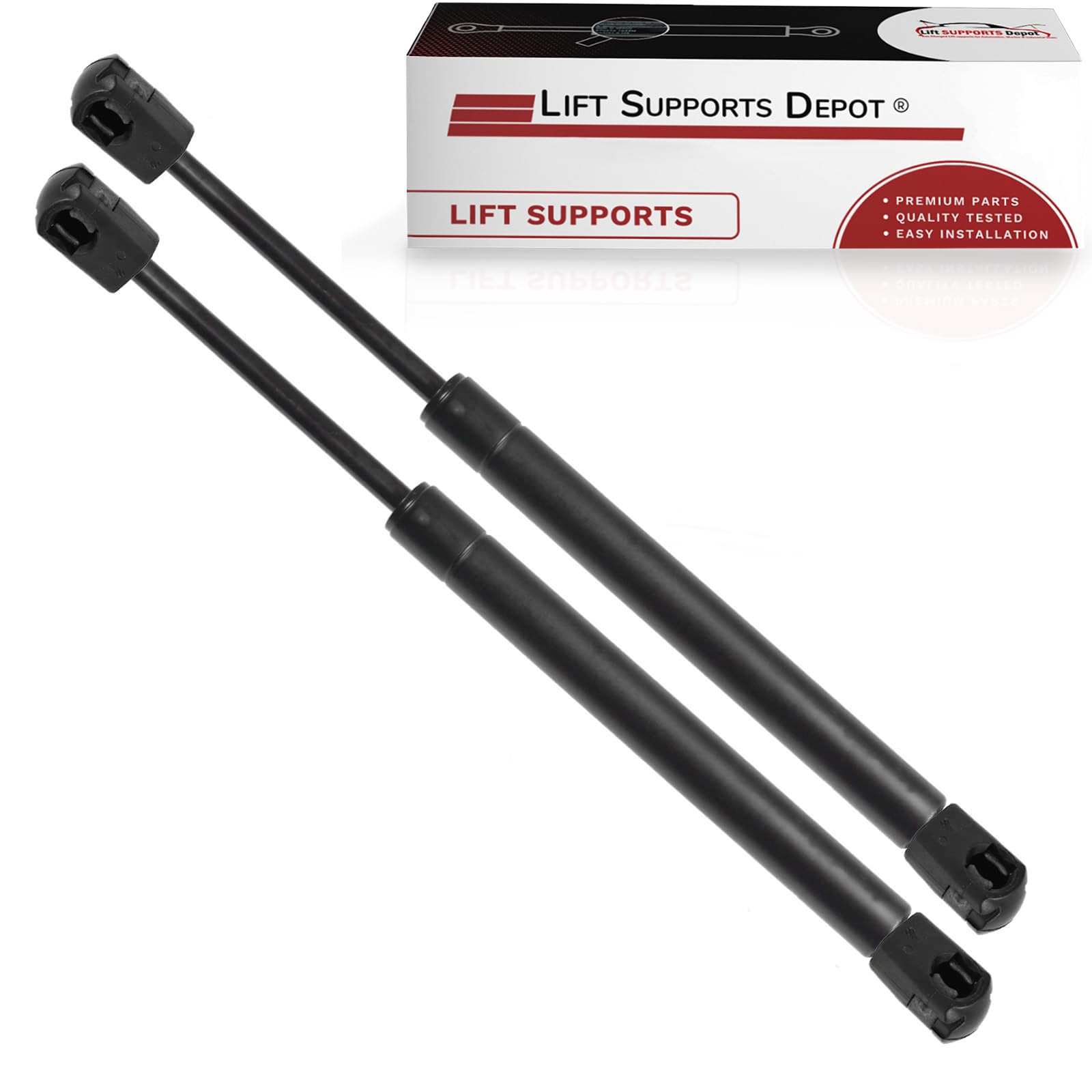 Lift Supports Depot Qty (2) 10Mm Nylon End Lift Supports 17.2 Inch Extended X 15Lbs Shocks Struts