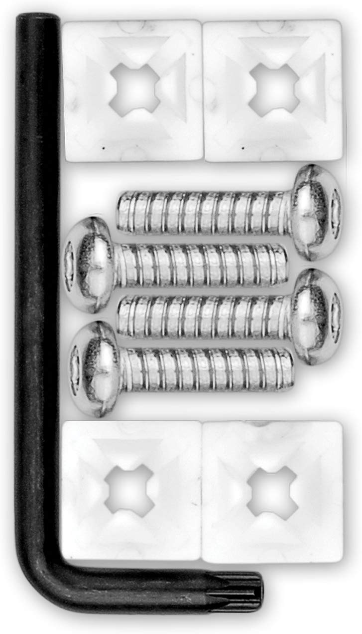Cruiser Accessories 81230 Locking Fasteners, Domestic-Stainless