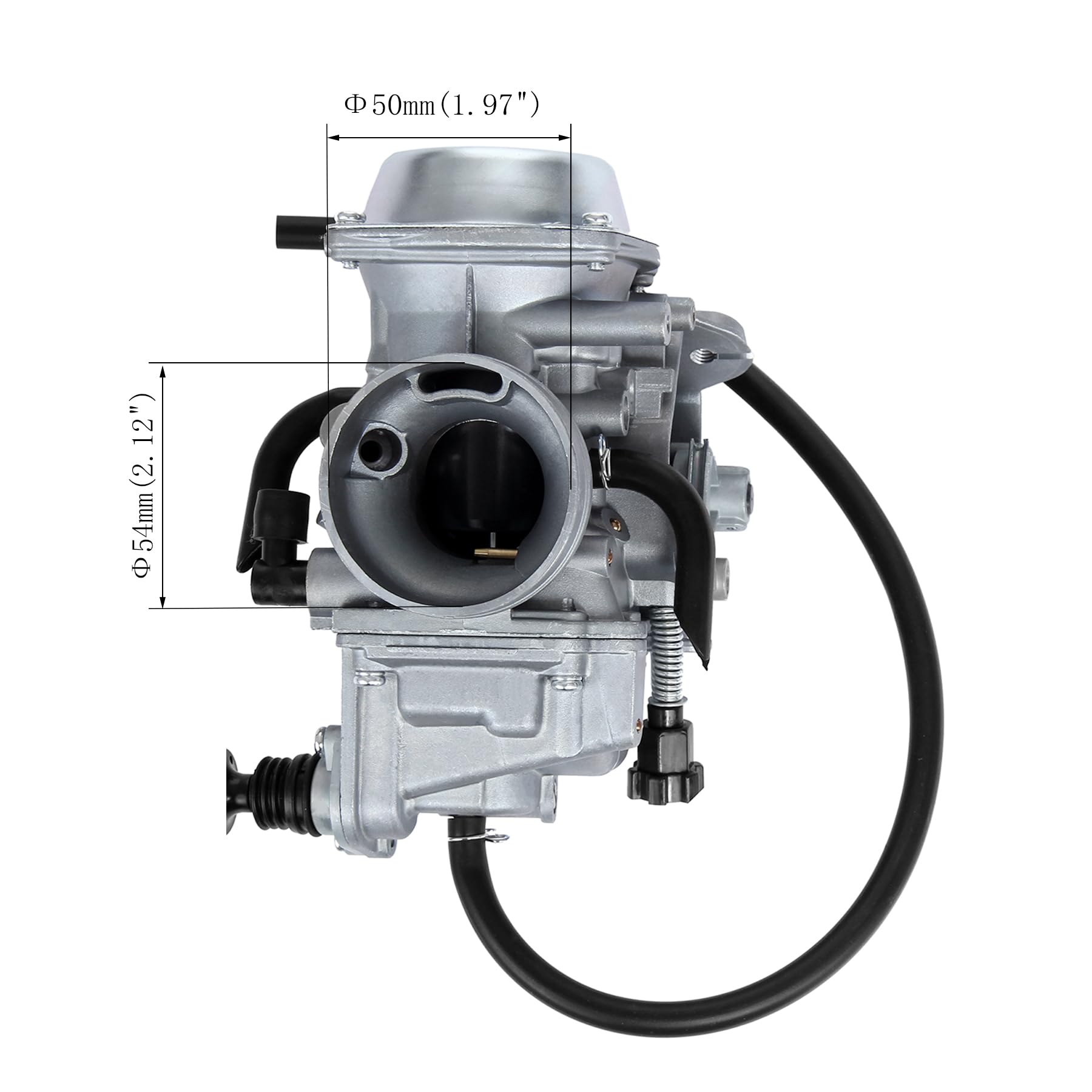 ATRACYPART Fourtrax 300 Carburetor for Honda 1986-2000 TRX300 TRX350, Includes Air Filter, Oil Filter, Throttle Cable, Model HYQ