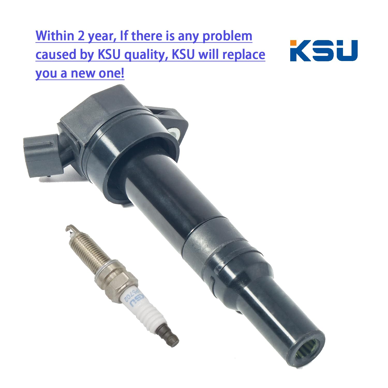 Ignition Coil Pack with Iridium spark plug for Kia Soul Forte Forte5 Hyundai Tucson Elantra Elantra GT (1.8L 2.0L ONLY) 2011-201