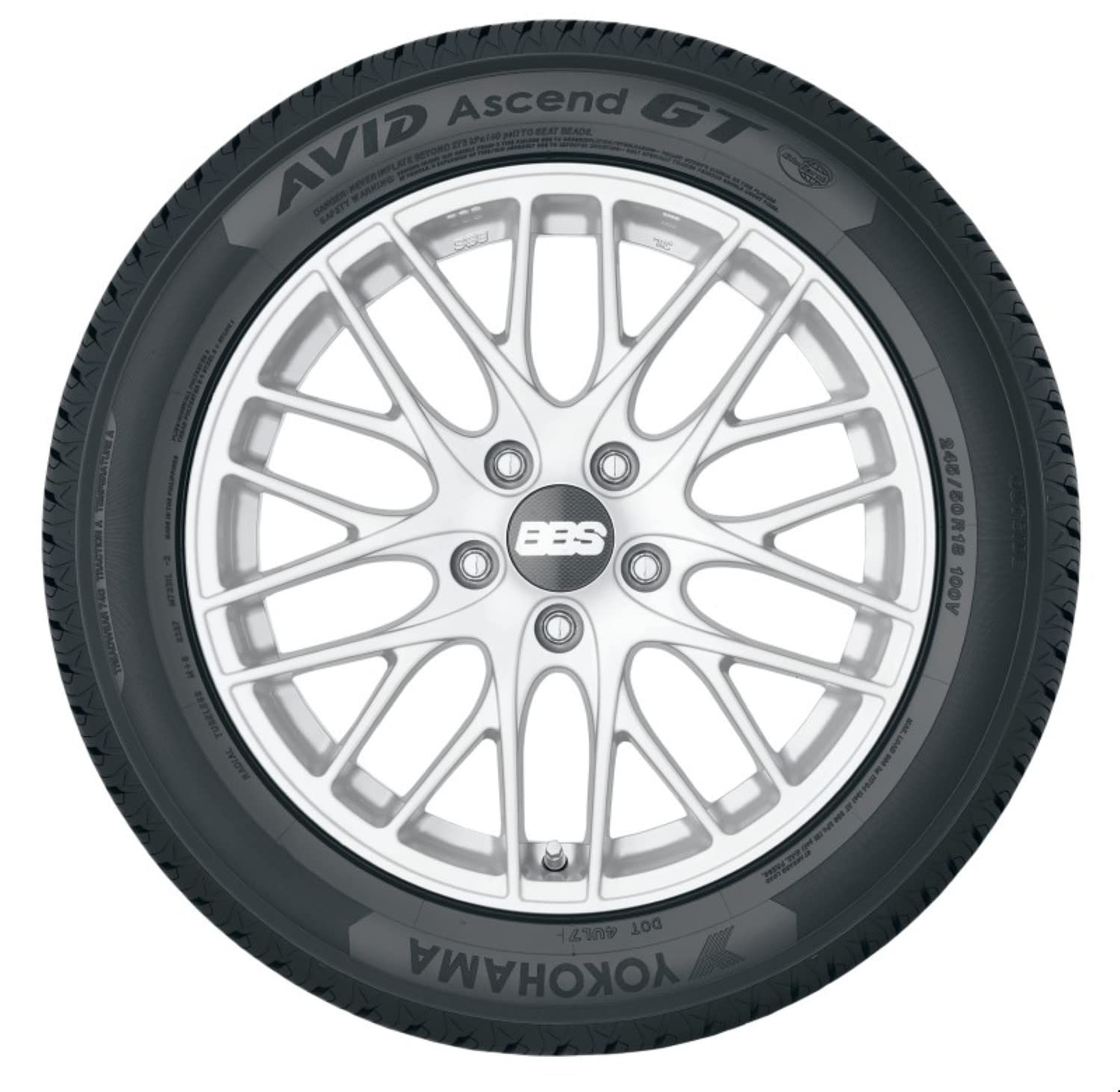 Yokohama Avid Ascend Gt Touring Radial Tire - 245/40R18 97V