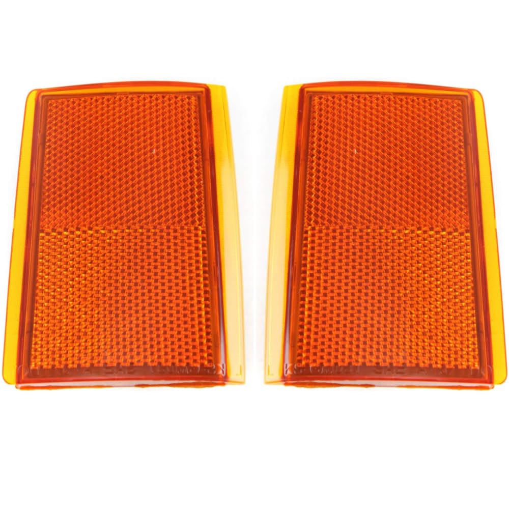 EPIC LIGHTING OE Spec Replacement Halogen Side Markers Upper Assembly Compatible with CHEVROLET 88-93 C/K TRUCK - Pair