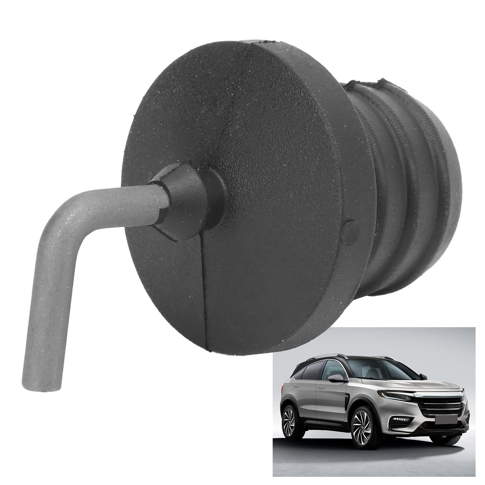 Qiilu Transmission Filler Cap, Car Transmission Filler Cap Plug 25615-5T0-004 25615-RCL-003 Rubber Repair Replacement for Atf A