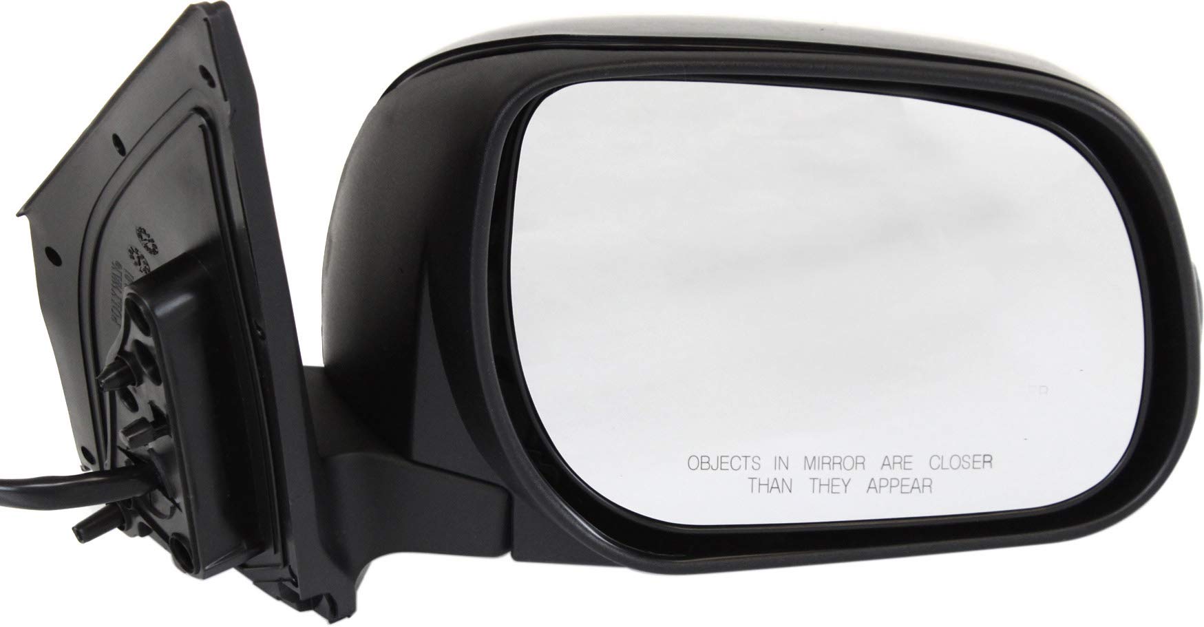 Kool Vue Mirror Compatible with 2009-2012 Toyota RAV4 Passenger Side Heated Manual Folding Power In-housing Signal Light Paintab