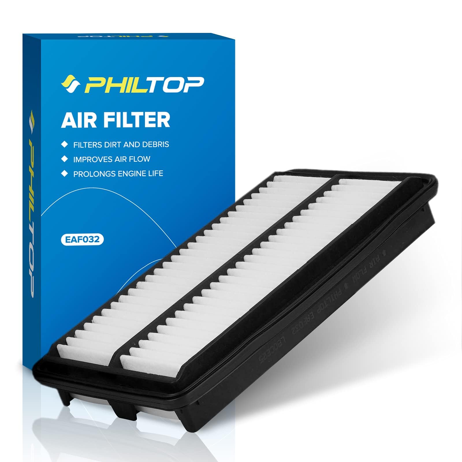 Philtop Engine Air Filter Ca12061 Replacement For Honda 2016-2022 Pilot / 2018-2025 Odyssey / 2019-2025 Passport / 2017-2024 Rid