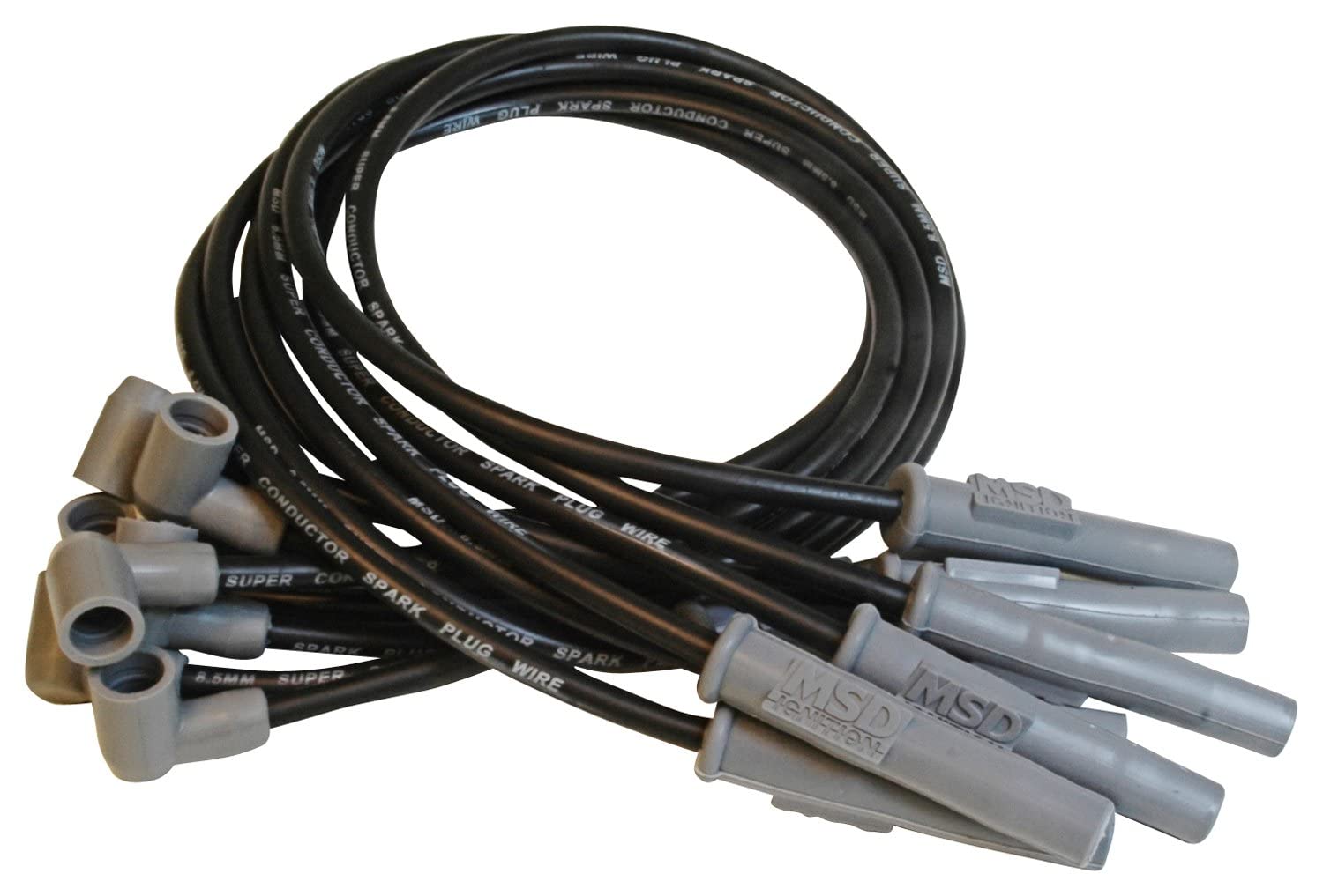 Msd 31383 Super Conductor Spark Plug Wire Set Socket