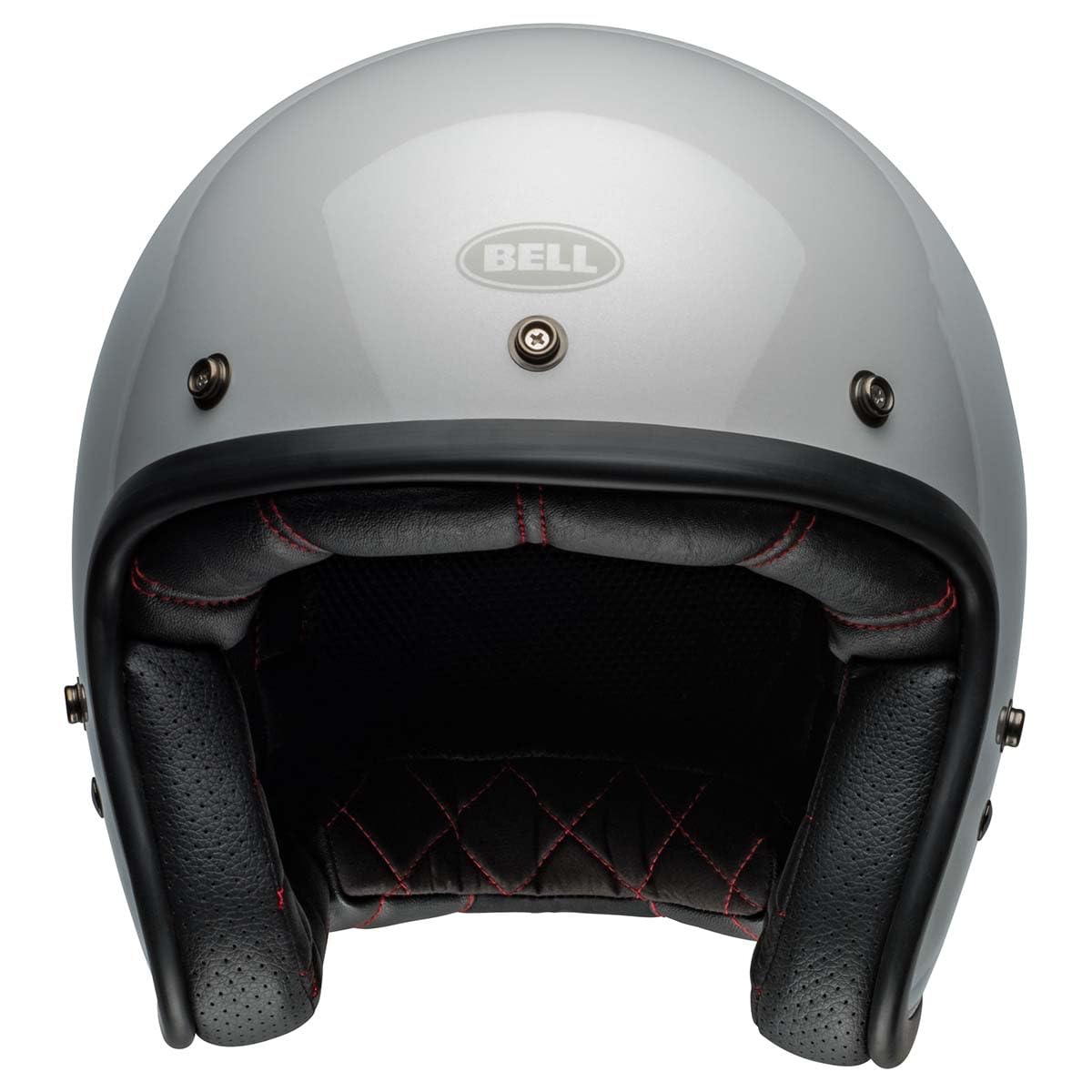 Bell Custom 500 Open-Face Motorcycle Helmet (Apex Gloss Silver Flake - Medium)