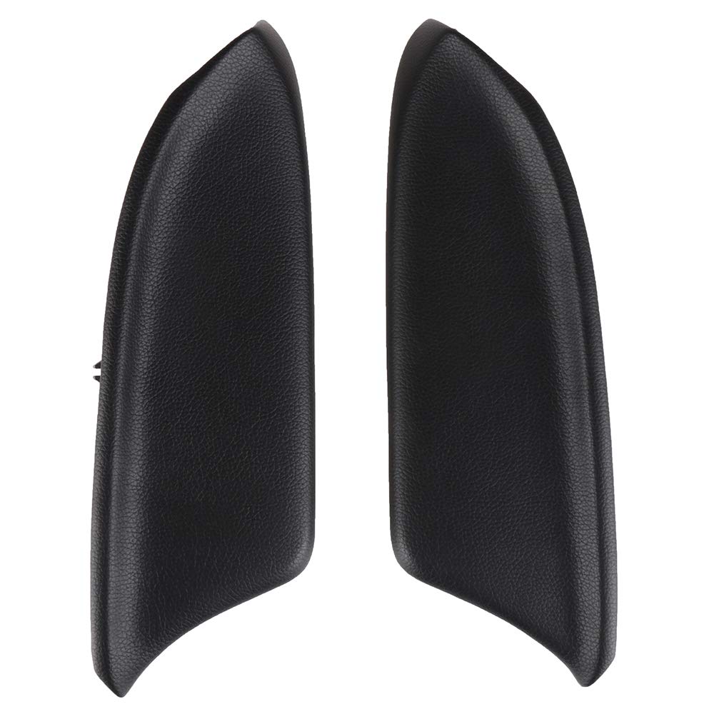 Lujuntec Front Door Panels Armrest Fits 2008-2012 For Honda For Accord Door Armrest Black(2Pcs)