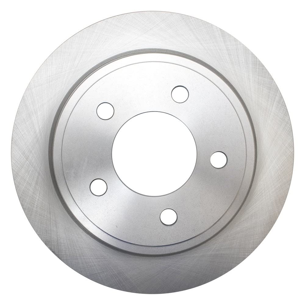 Trq Rear Brake Rotors Set Solid Compatible With 2004-2008 Chrysler Pacifica
