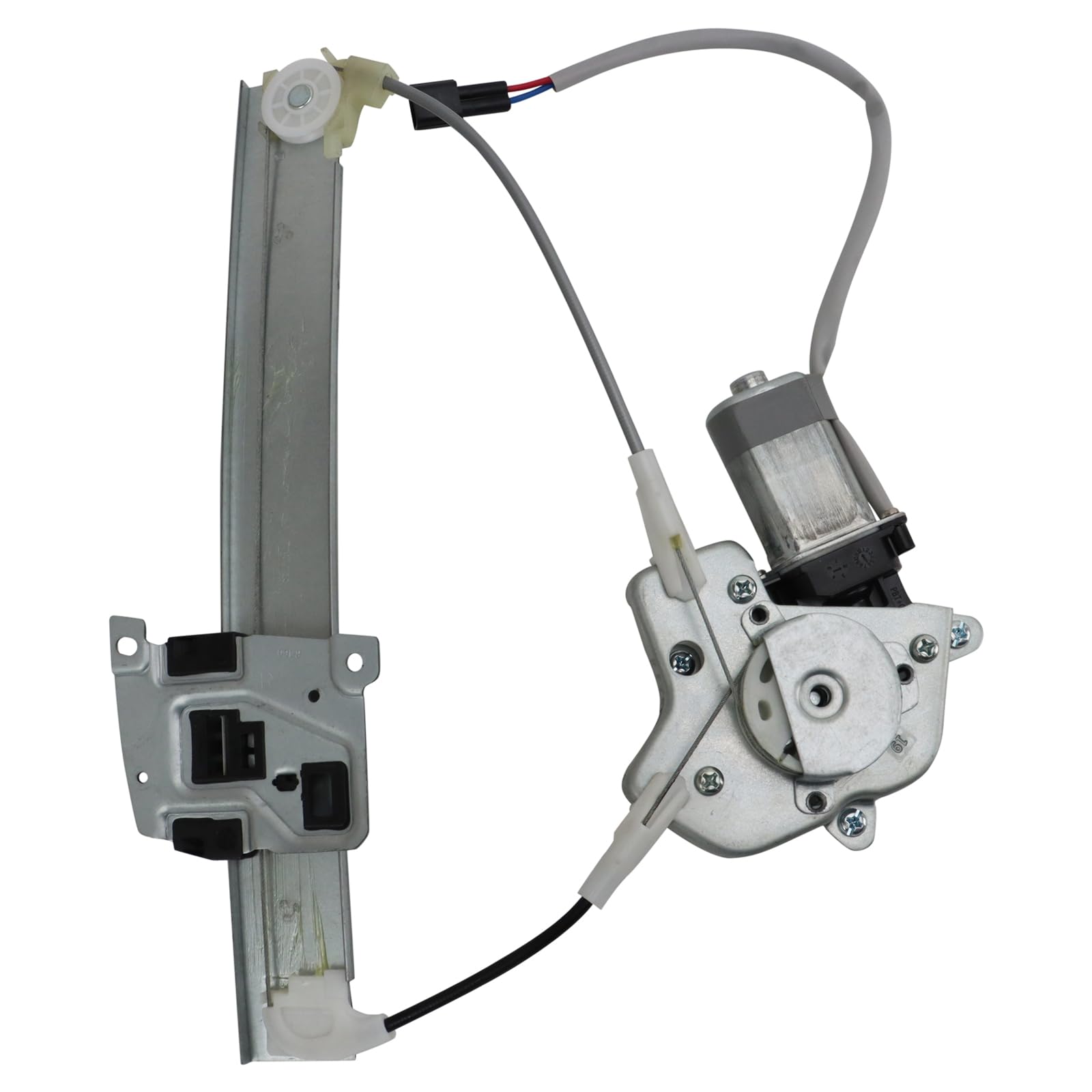 Trq Rear Right Power Window Regulator & Motor Assembly Passenger Side Compatible With 2001-2006 Mazda Tribute