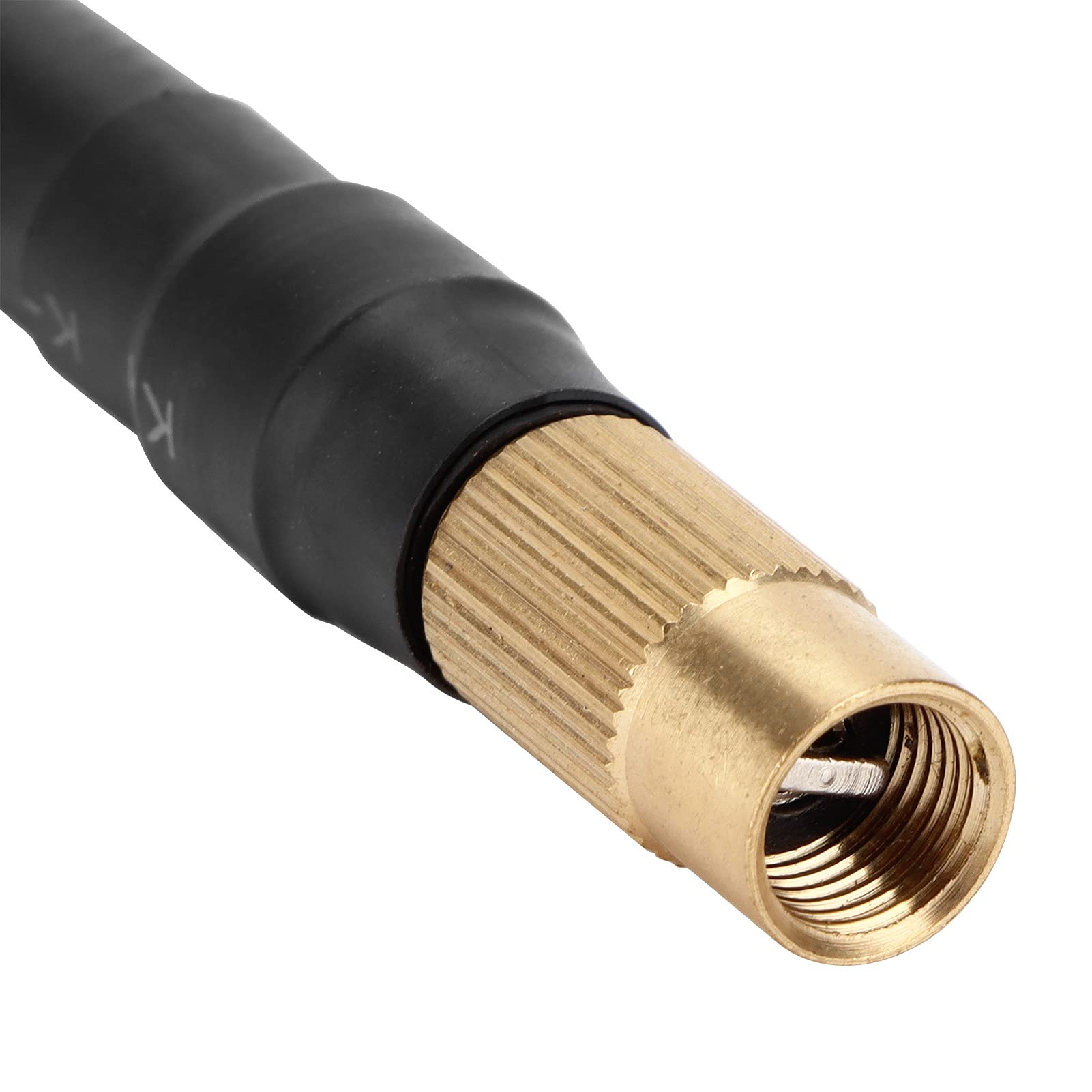 Qiilu Portable Compressor Air Extension Hose, 6.3In Tire Inflator Extension Hose Air Pump Tube Fit For Electric Inflator Bicycle Motorcycle Automobile