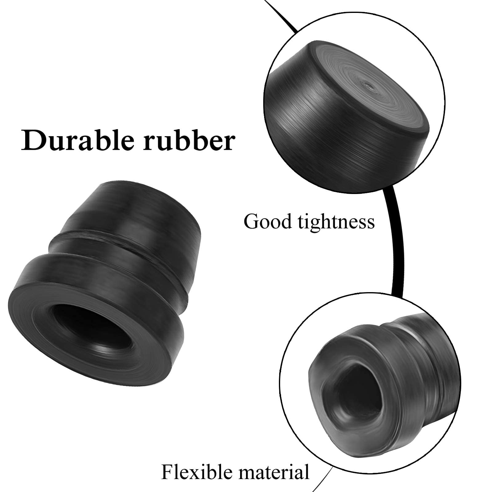 60 Pieces Brake Bleeder Screw Cap Grease Fitting Cap Rubber Dust Cover For Cars And Motorcycles