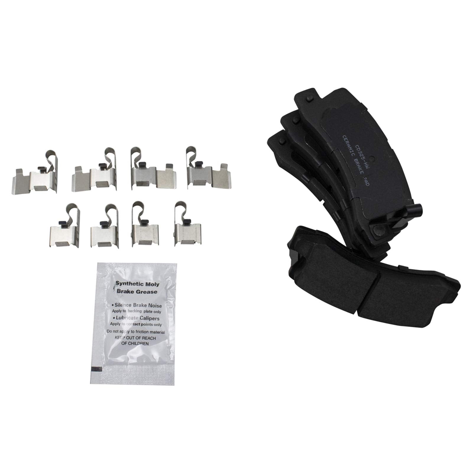 Trq Rear Brake Pad & Rotor Kit Brake Pads Brake Rotor Ceramic Compatible With 1992-1996 Lexus Es300 1999-2003 Rx300 Toyota Camry