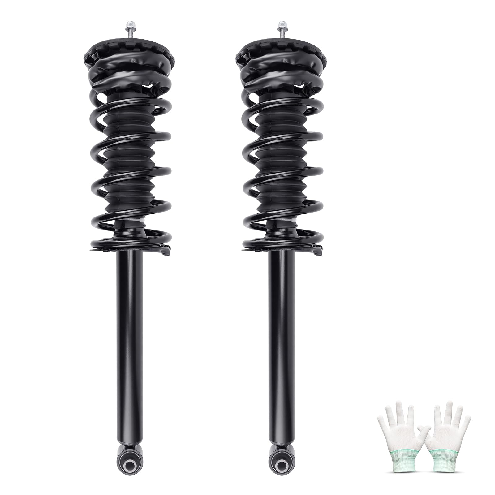 KAX Complete Struts w/Coil Springs Replacement Strut Shocks Assembly 171281 for Cavalier 1995-2005,Pontiac Sunfire 1995-2005 Rea