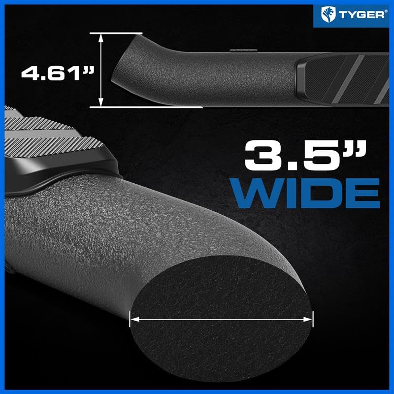 Tyger Auto 3.5'' Rider Running Boards Compatible With 2020-2025 Jeep Gladiator Jt | Tg-Ss2J35198 | Side Step Rail Nerf Bars