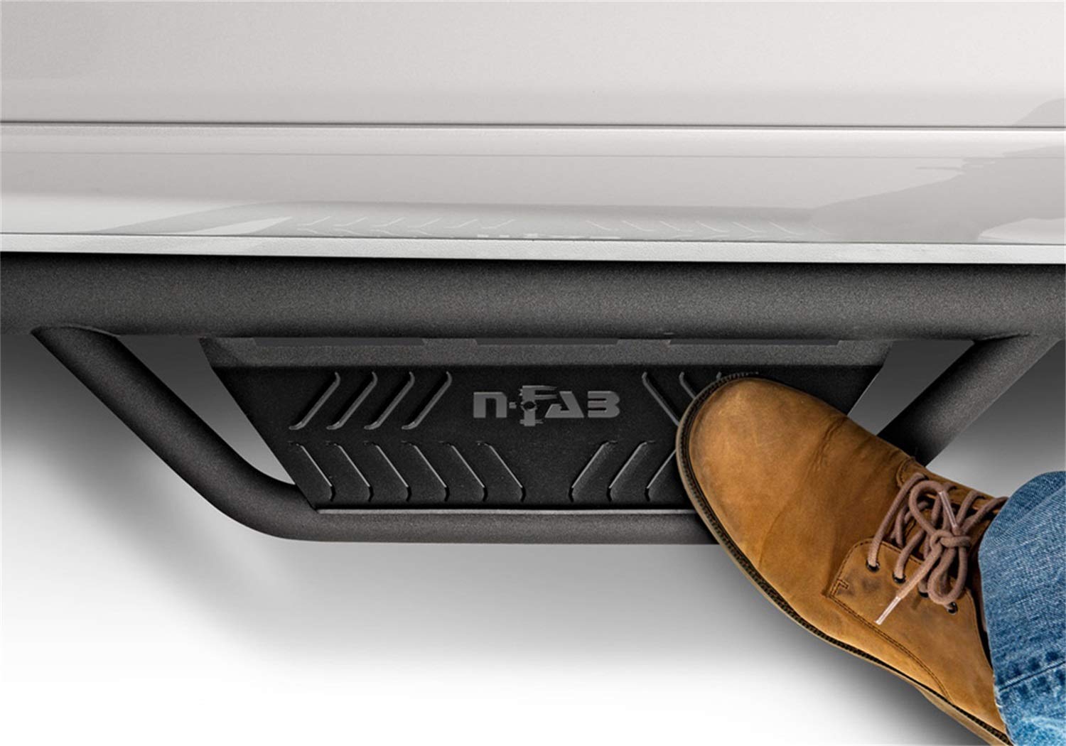 N-Fab Podium Lg Steps For Toyota Tundra | Cab Length, Stainless Steel, Textured Black | Hpt2282Cc-Tx | Fits 2022-2024 Toyota Tun