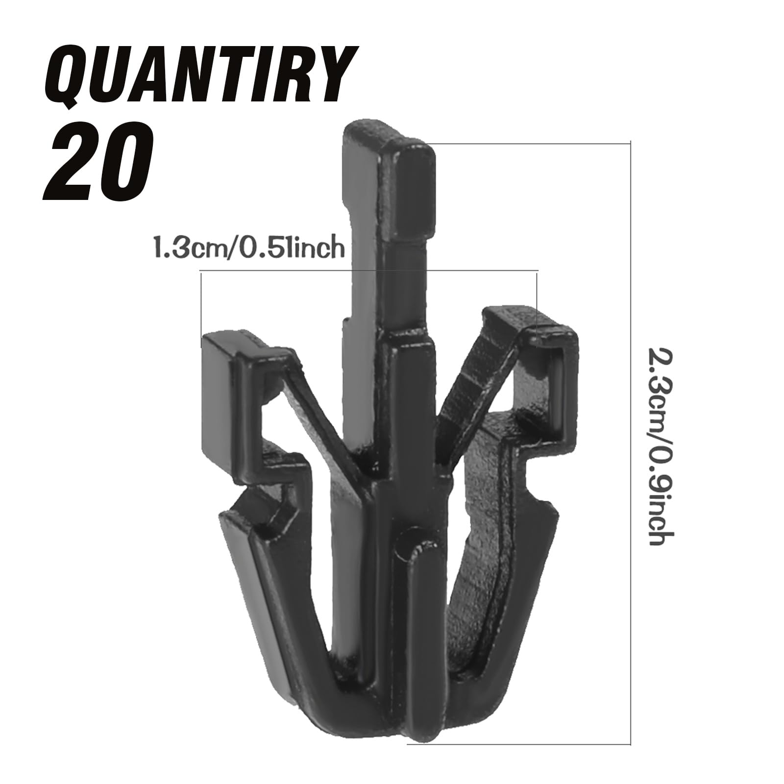 Hoypeyfiy 20 X Grille Retainer Clips For Chevy Gmc Colorado Canyon 2004-2012 New (20)