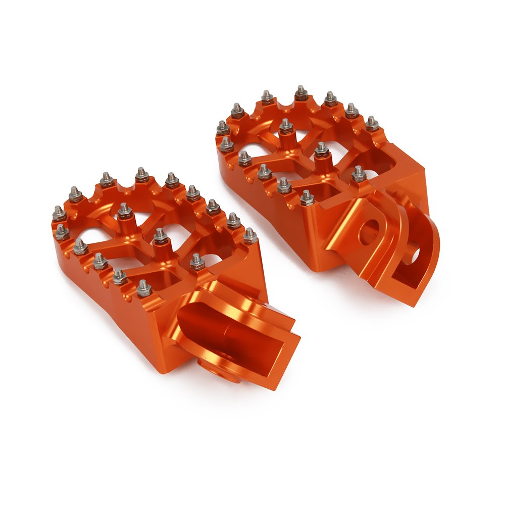 JFG RACING Dirt Bike Foot Pegs,Motorcycle Foot pegs pedals Foot rests CNC Wide For 65-1290 SX SXF EXC EXCF XC XCF XCW SUPER MOTO