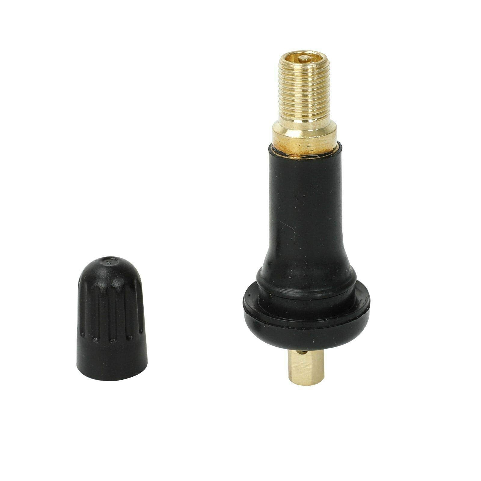 Blackhorse-Racing 20Pcs Tpms Rubber Snap-In Tire Pressure Sensor Valve Stem Compatible With Ford Chevy Dodge Ram Cadillac Subaru
