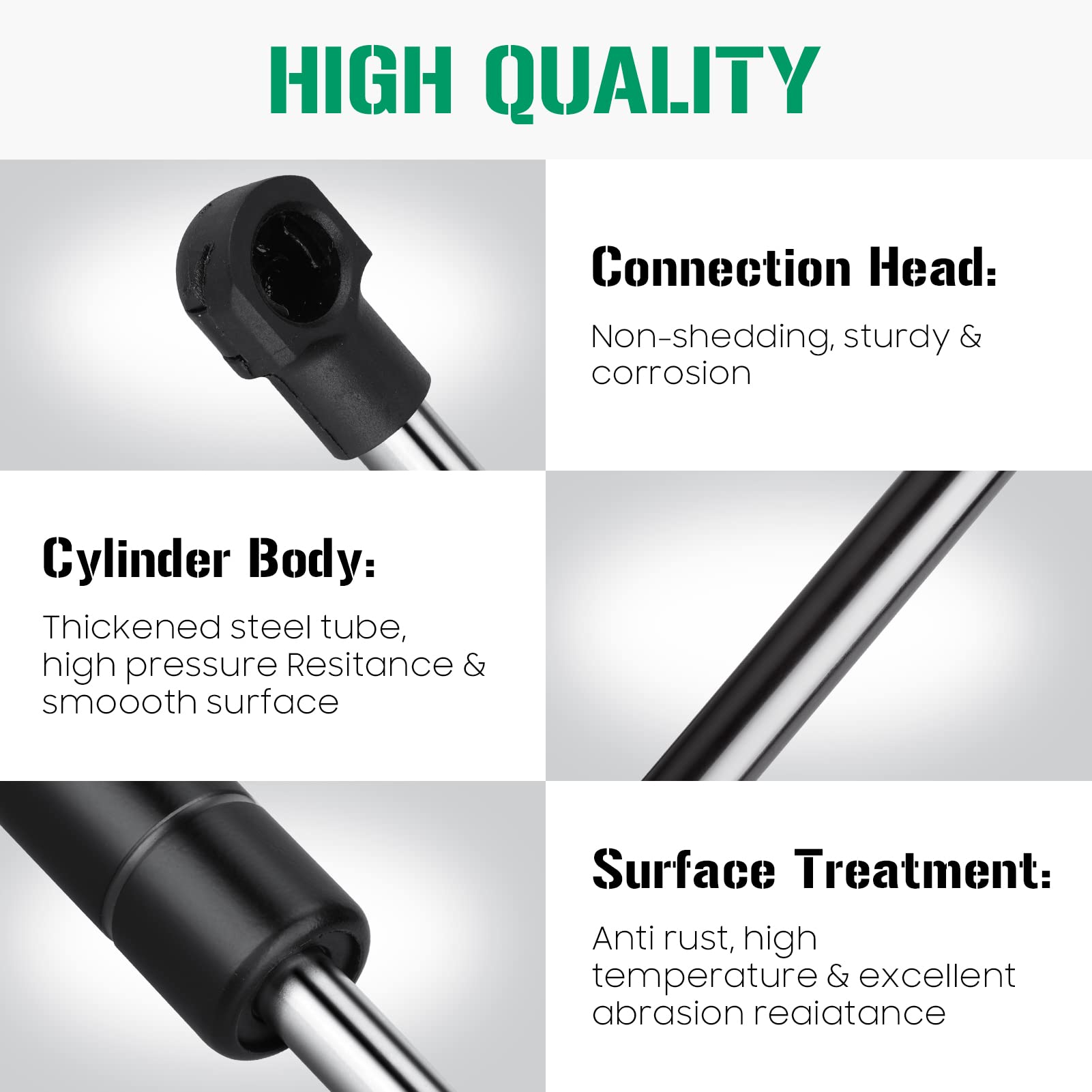 Hood Lift Supports Struts Shocks for Lexus is F 2008-2013, IS250 IS350 2006-2015, IS300 2005 PM1050 Qty 2