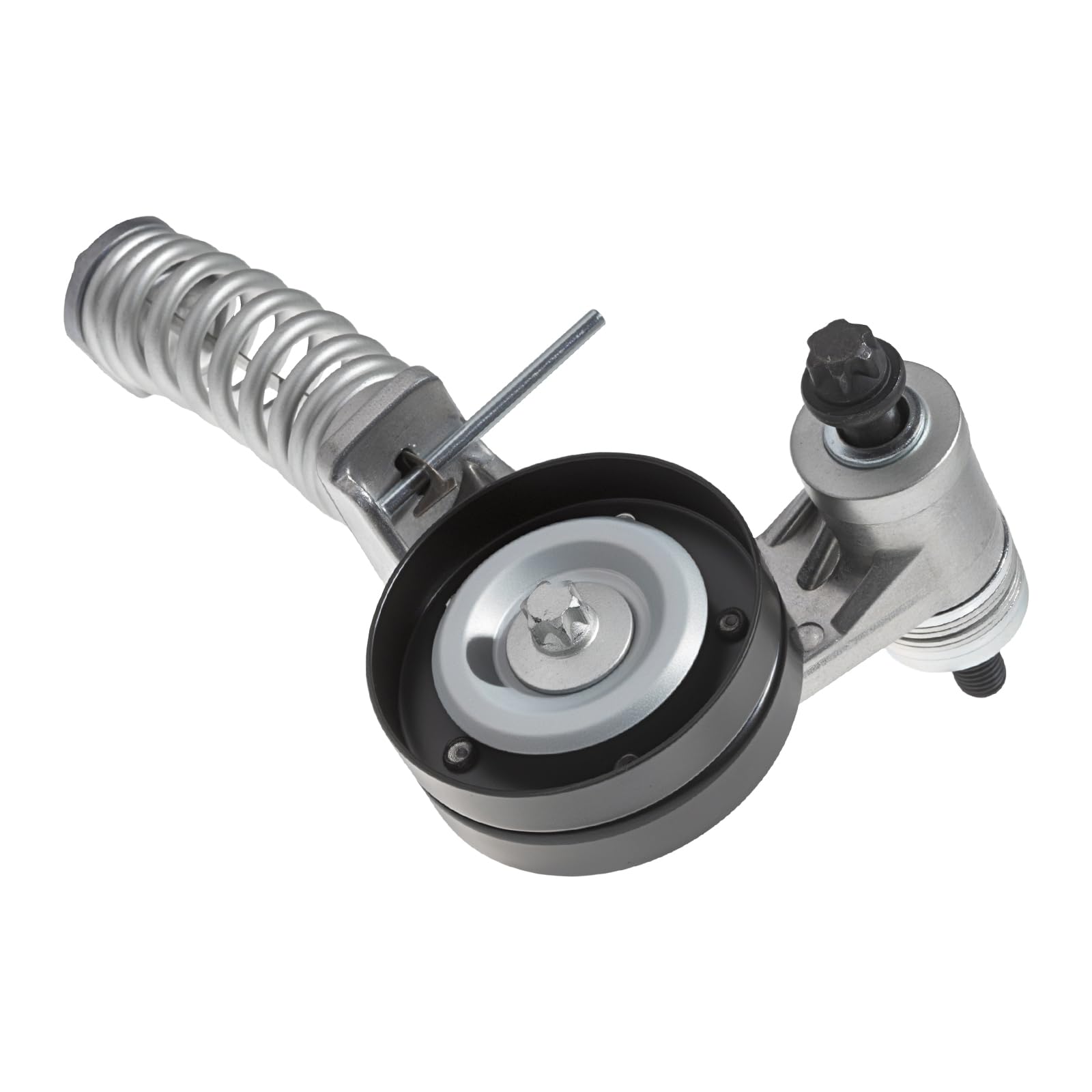 AUQDD 38344 Automatic Belt Tensioner and Pulley Assembly (For L4 1.4L 83cid) Fit For 2013-2020 Bu-ick Encore /11-15 Chevy Cruze 