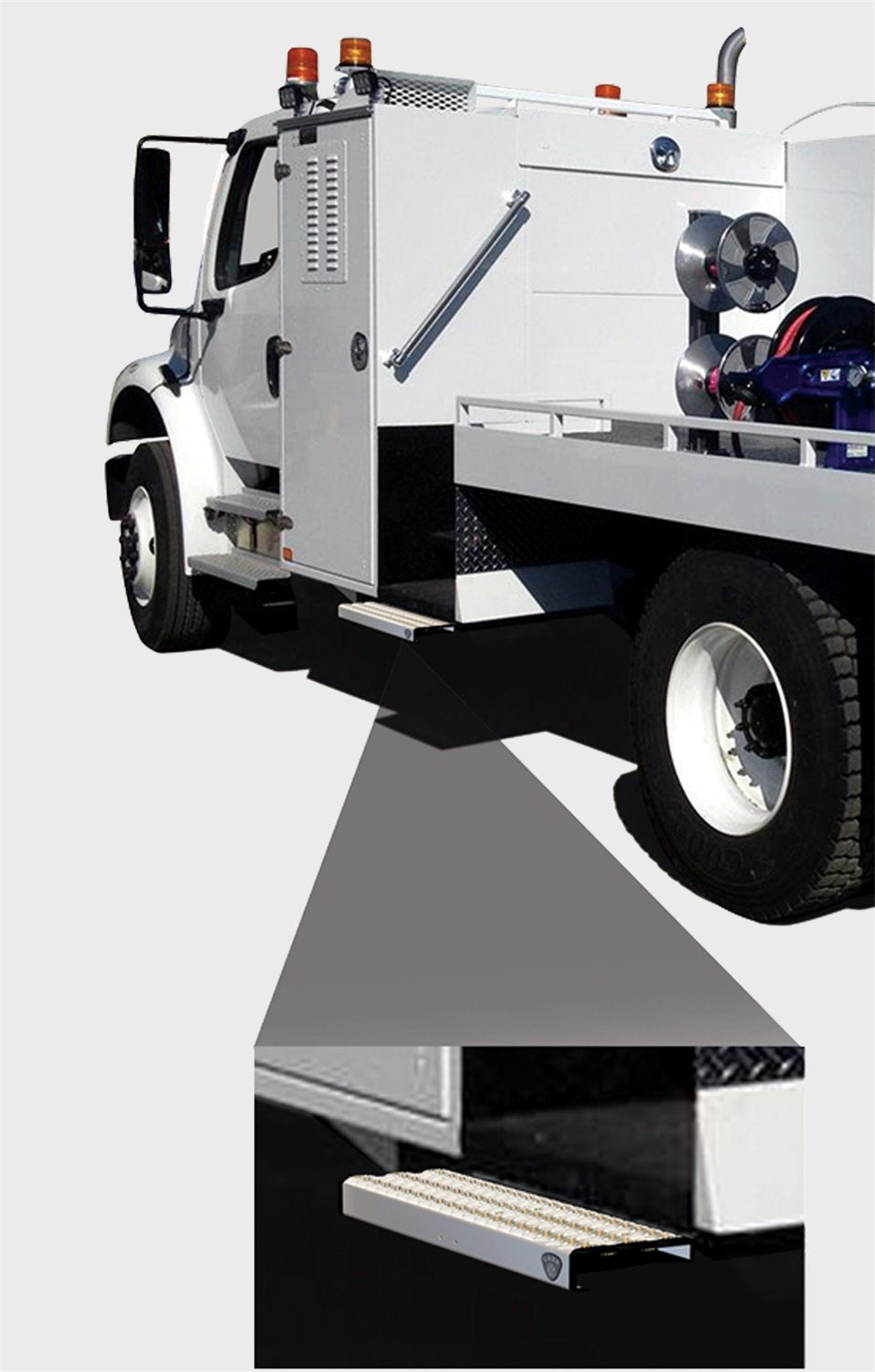 Carr'S With Grip Strut 24 Step Hands Free - Blk Pwdr Coat/Galvanized - Single 501020