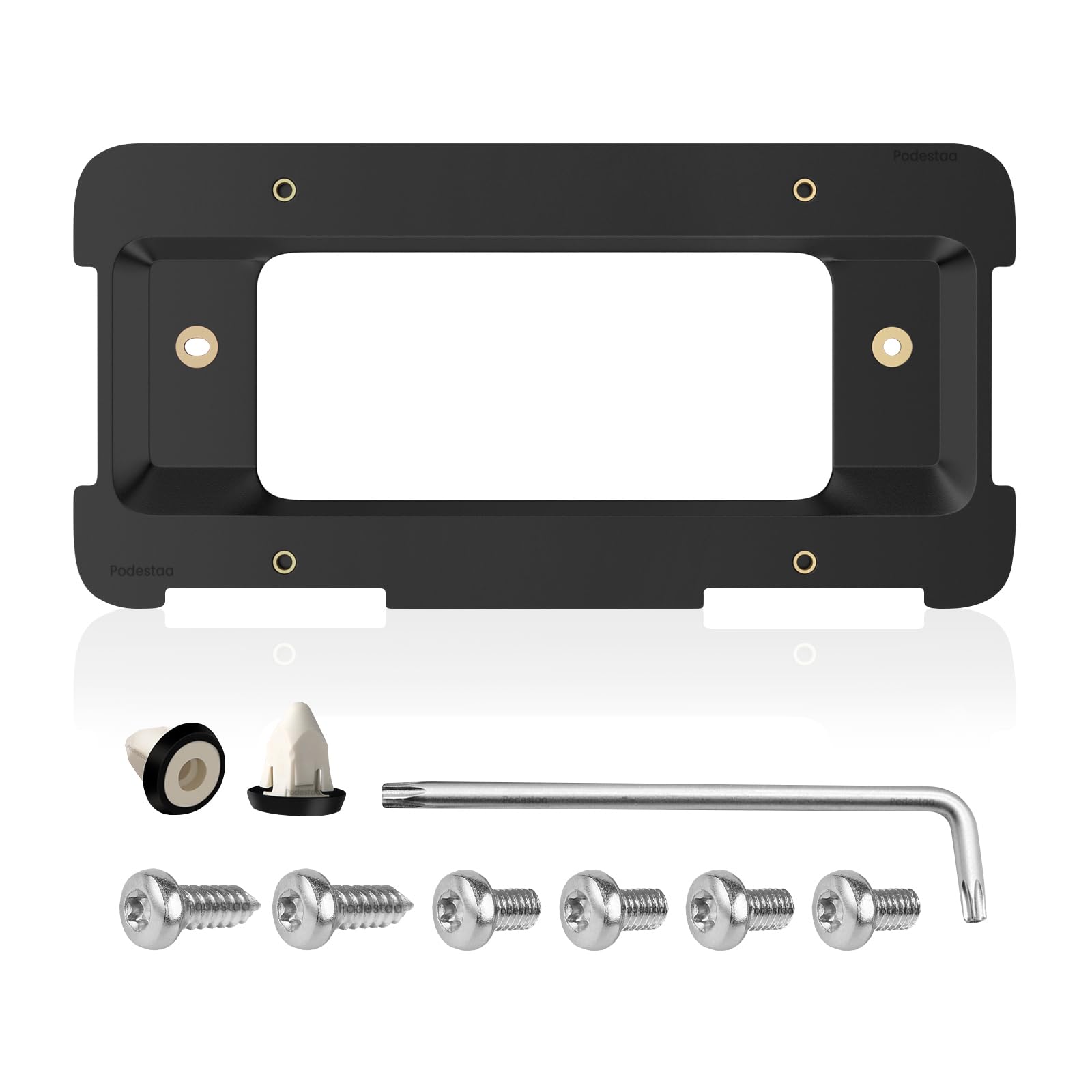 Podestaa Rear License Plate Frame Bracket Holder Mount For 2005-2023 Bmw 1/2/ 3/5 / 6/ X Series, 328I 323I 528I M3, 2002-2019 Mi