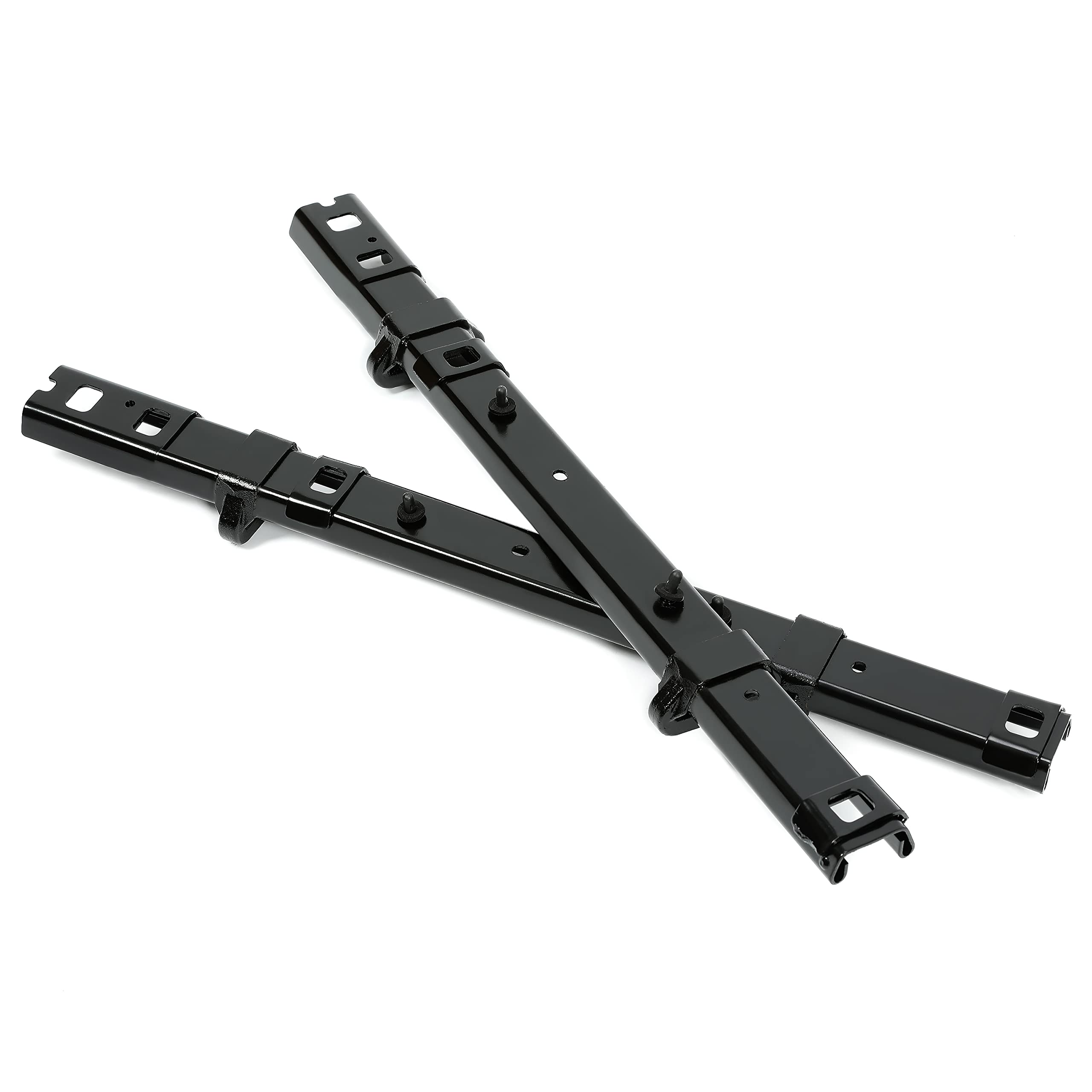 KUAFU Seat Bracket for 2015-2023 Ford Transit, 2 Person Bench, Steel, Black, Model GO-1453, 2Pcs