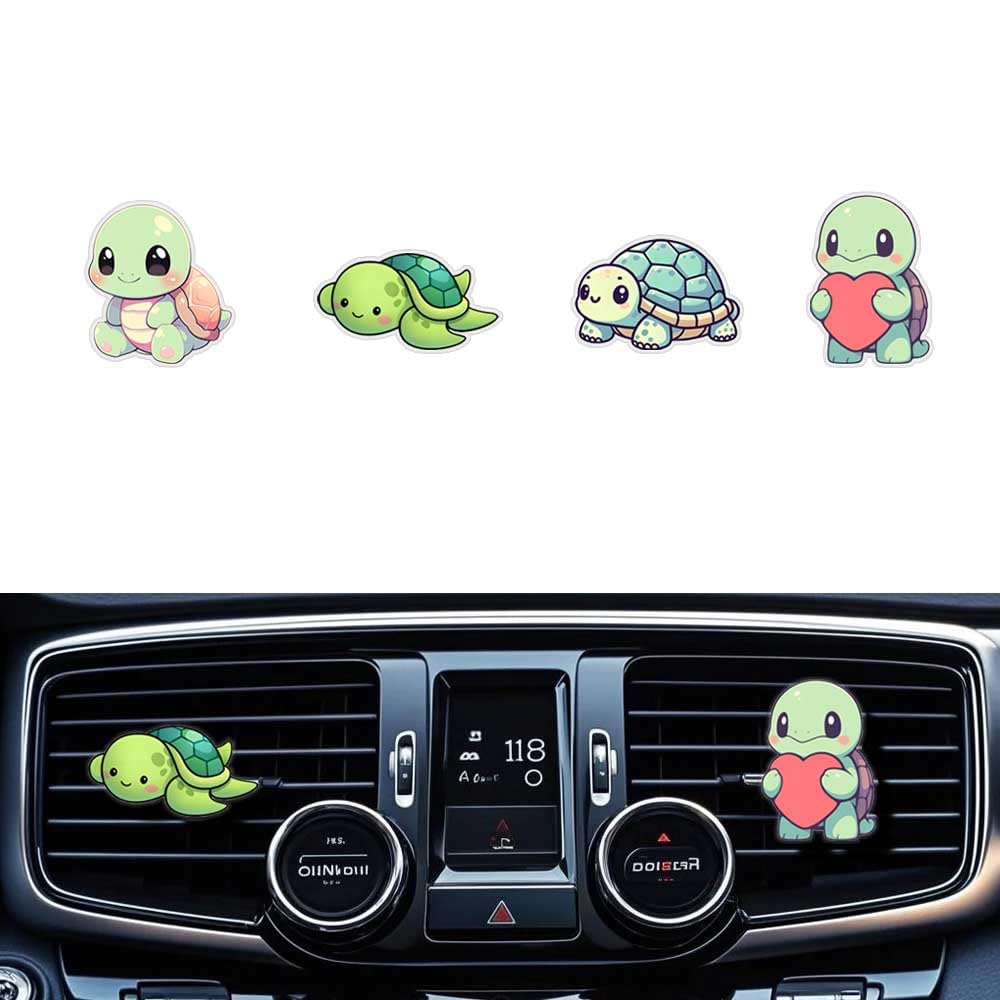 Cute Turtle Air Freshener Clips,Car Vent Clip,Car Decorative Clip, Car Air Conditioner Clip,Automotive Interior Decoration Gifts