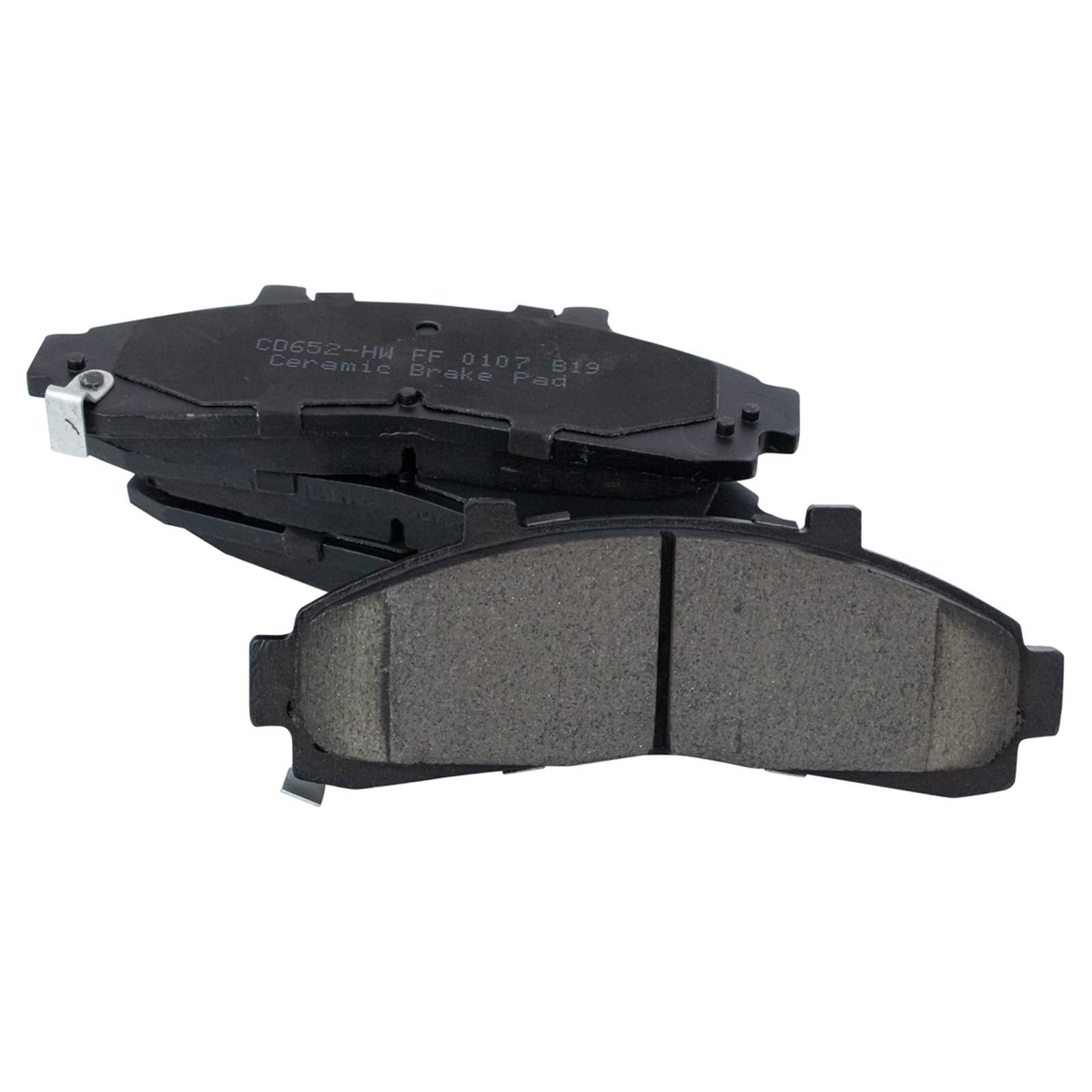 Trq Front Brake Pad & Rotor Kit Brake Pads Brake Rotor Ceramic Compatible With 1995-1997 Ford Ranger 1995-1996 Mazda B3000 B4000