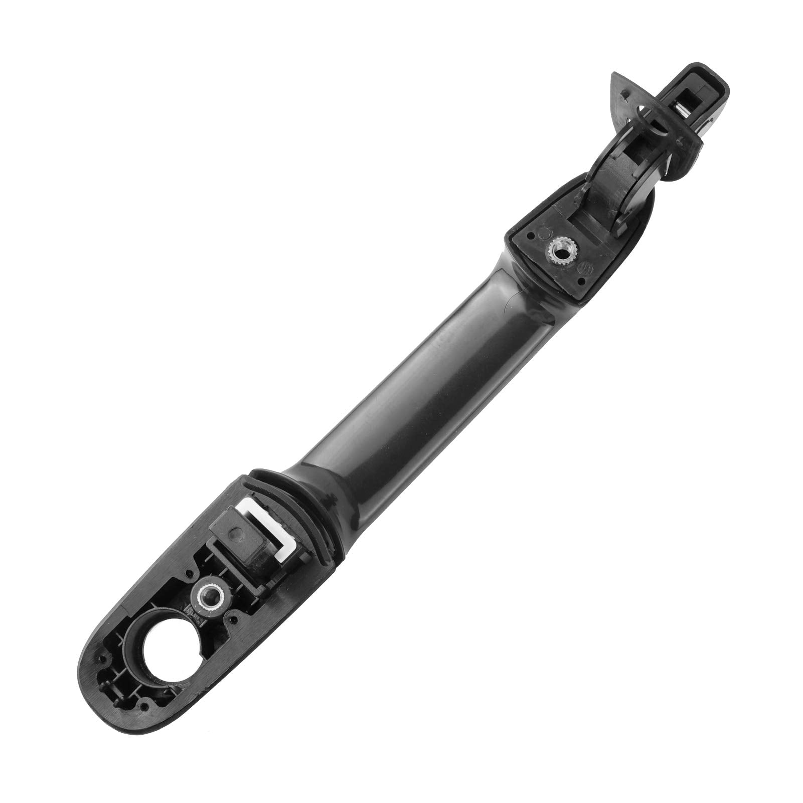 Npauto Exterior Front Left Driver Side Door Handle Replacement For Hyundai Accent 2006 2007 2008 2009 2010 2011, 80700, Black