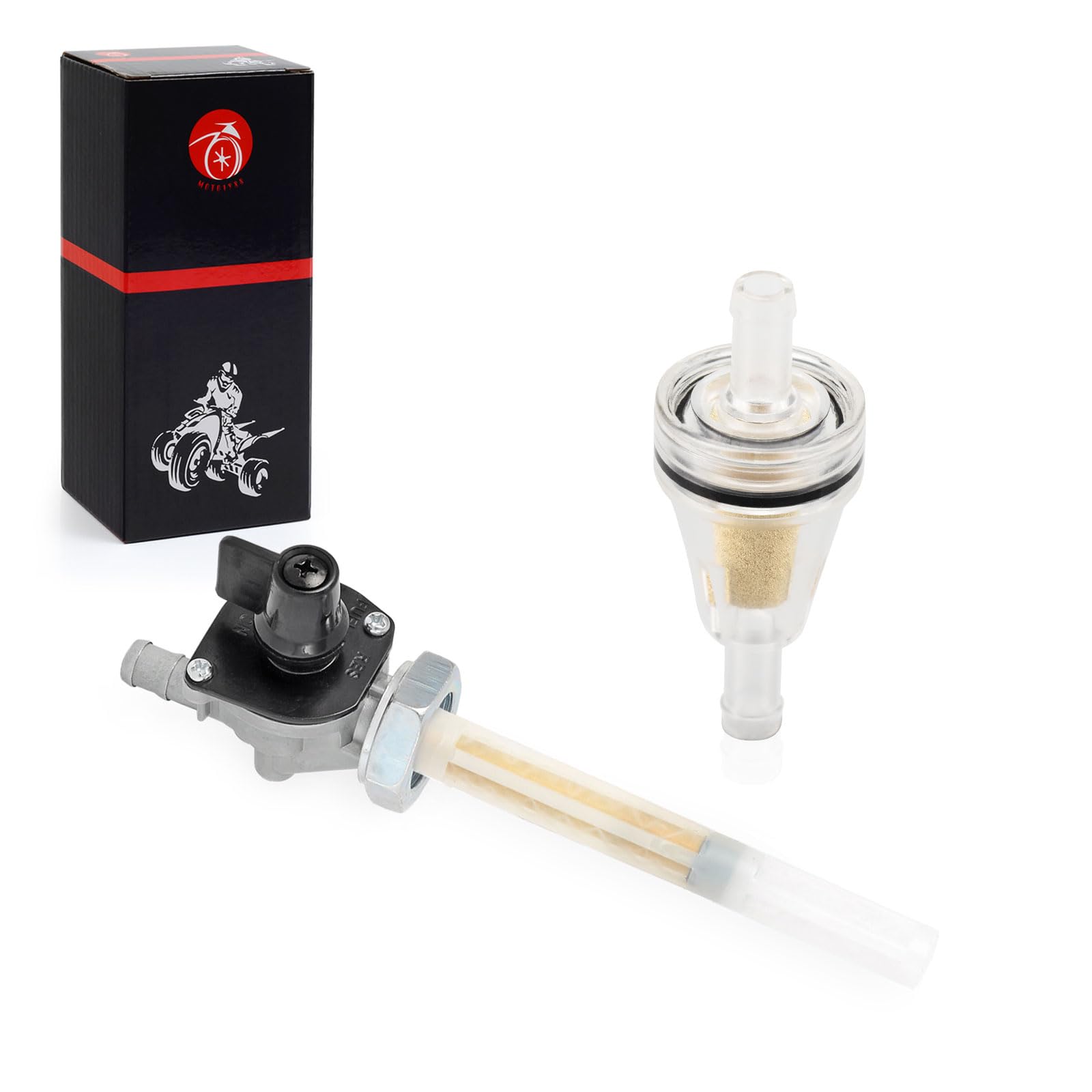 16950-Mah-023 Fuel Gas Valve Petcock Fuel Filter For Honda 1100 Shadow 1100 Shadow Ace 1100 Aero 1100 Sabre 1100 Spirit 1100 Vt1