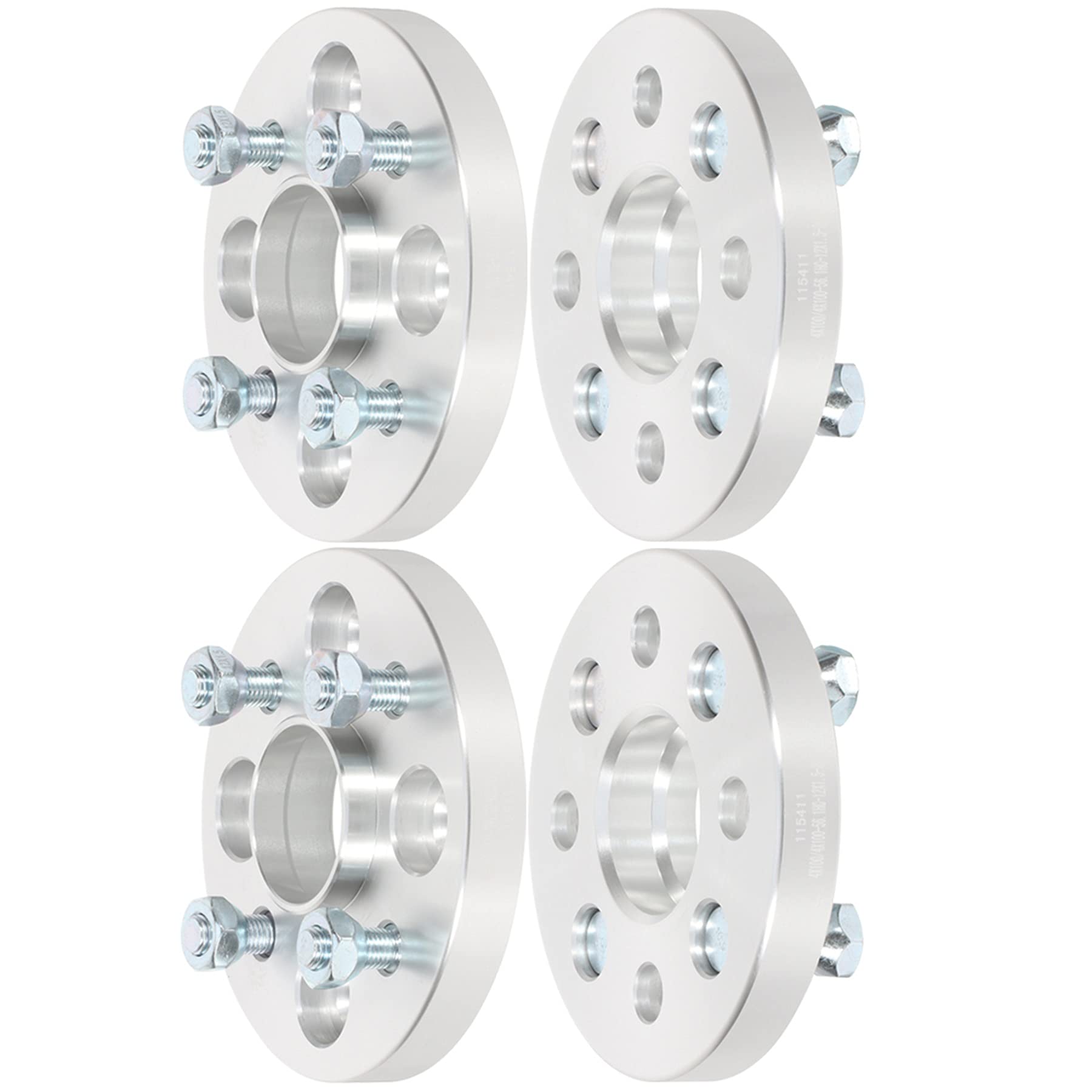 Roadfar 20Mm 4 Lug Hubcentric Wheel Spacers 4X100Mm To 4X100Mm Wheelcentric Adapter 56.1Mm 12X1.5 Studs Compatible 1982-1989 For