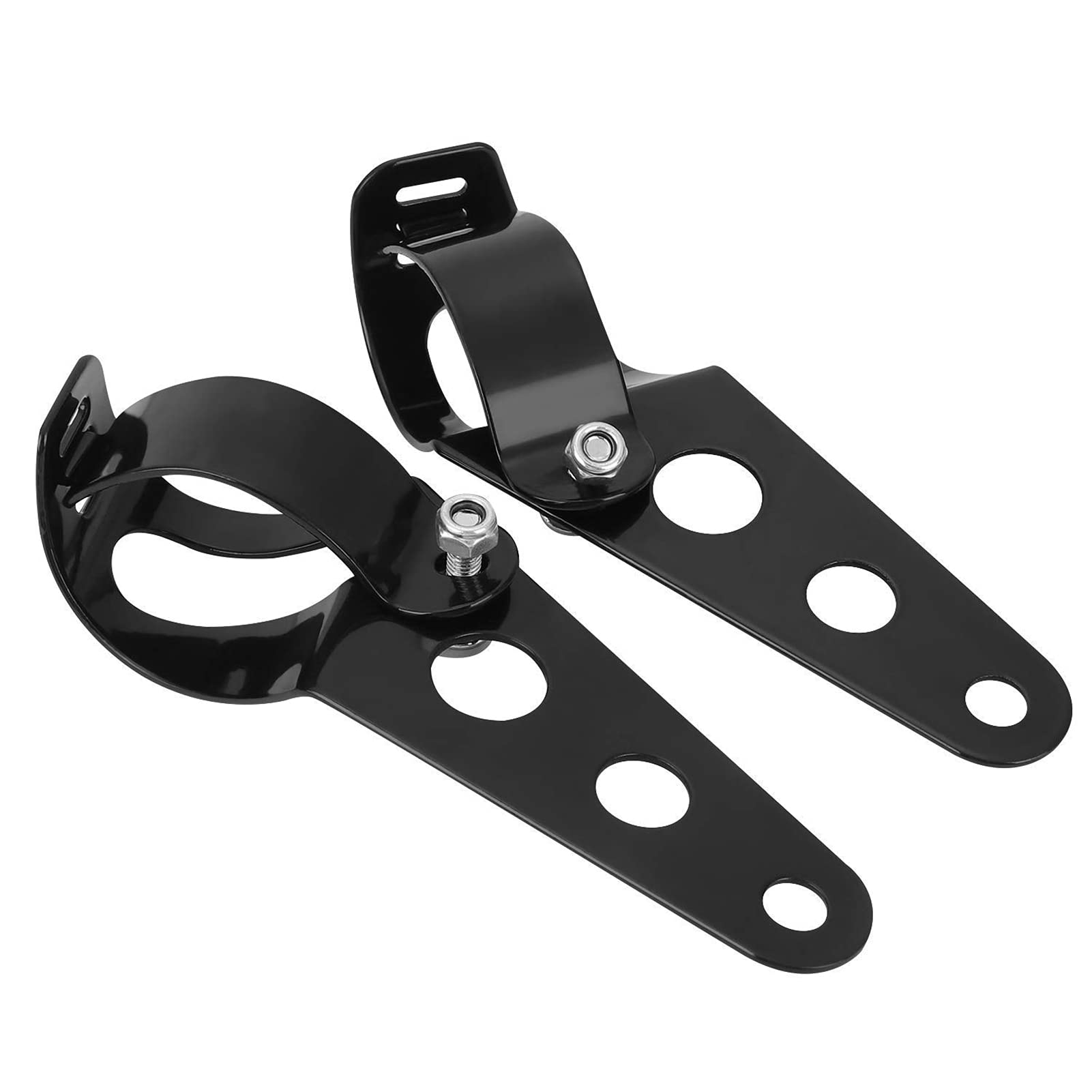 Anki Happigo Ankia Universal 33Mm-43Mm Metal Motorcycle Modified Headlight Mount Brackets Clamp Fork Ear For Motorcycle Chopper