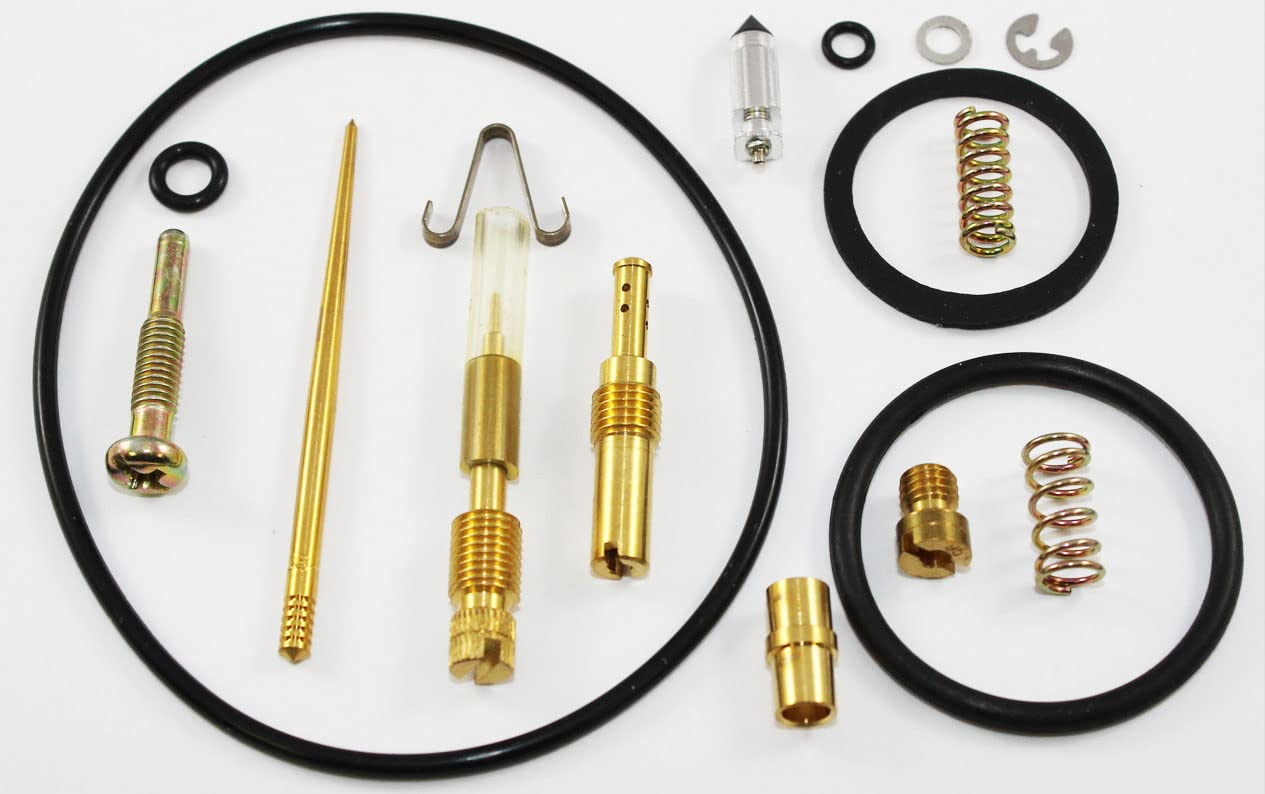 Hi-Caliber Powersports Parts Carburetor Carb Rebuild Kit For 1982-1983 Honda Atc 200E, 1984 Atc 200Es Big Red, & 1984-1985 Atc 2