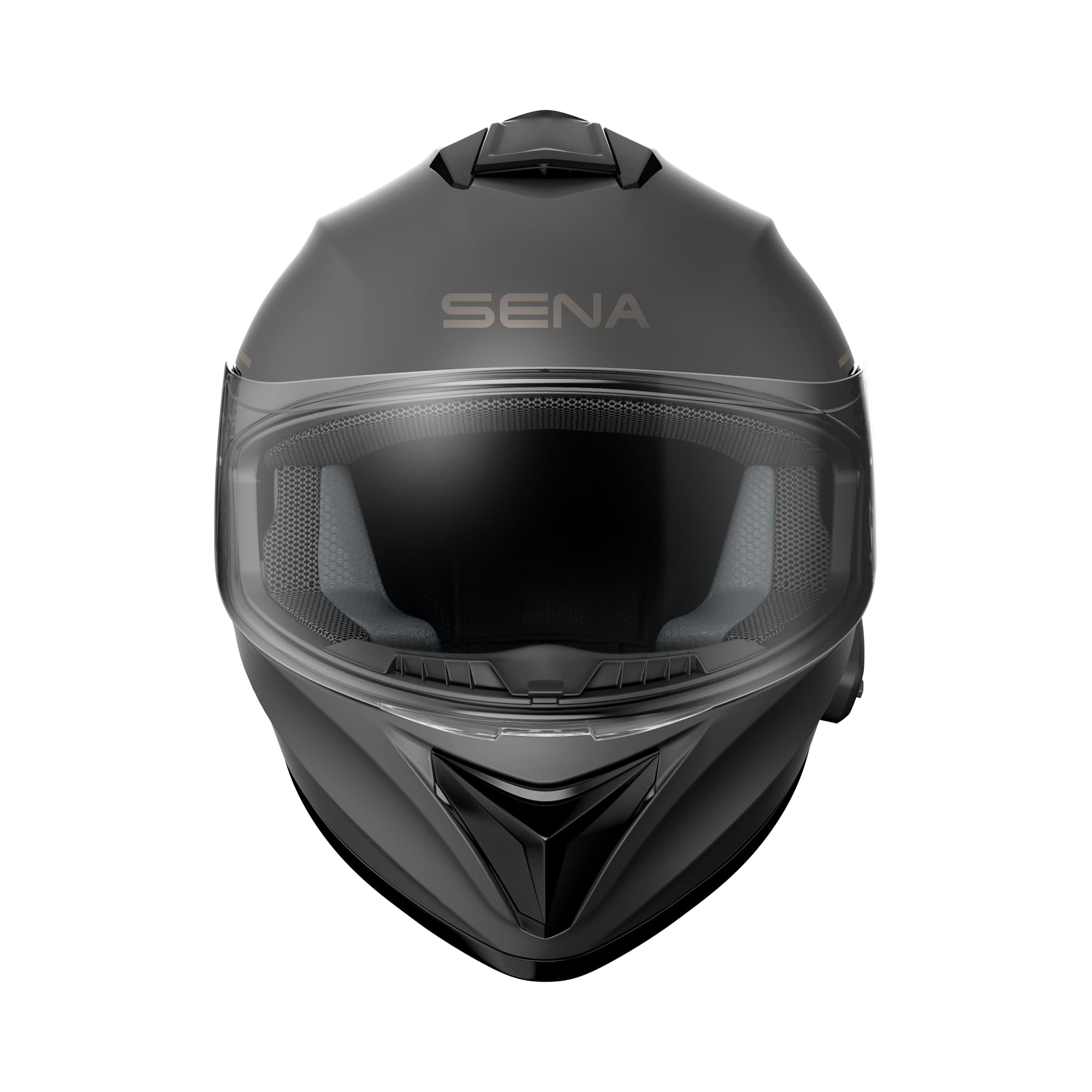 Sena OutForce Full Face Smart Helmet - Matte Black, Large, Model OUTFORCE-MB00L, ABS Material
