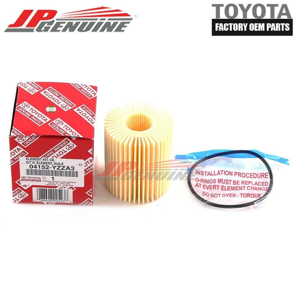 Toyota OEM Oil Filter & Drain Plug Washer Set, Model 04152-YZZA3, 3 Pieces, Compatible with Various Toyota Vehicles