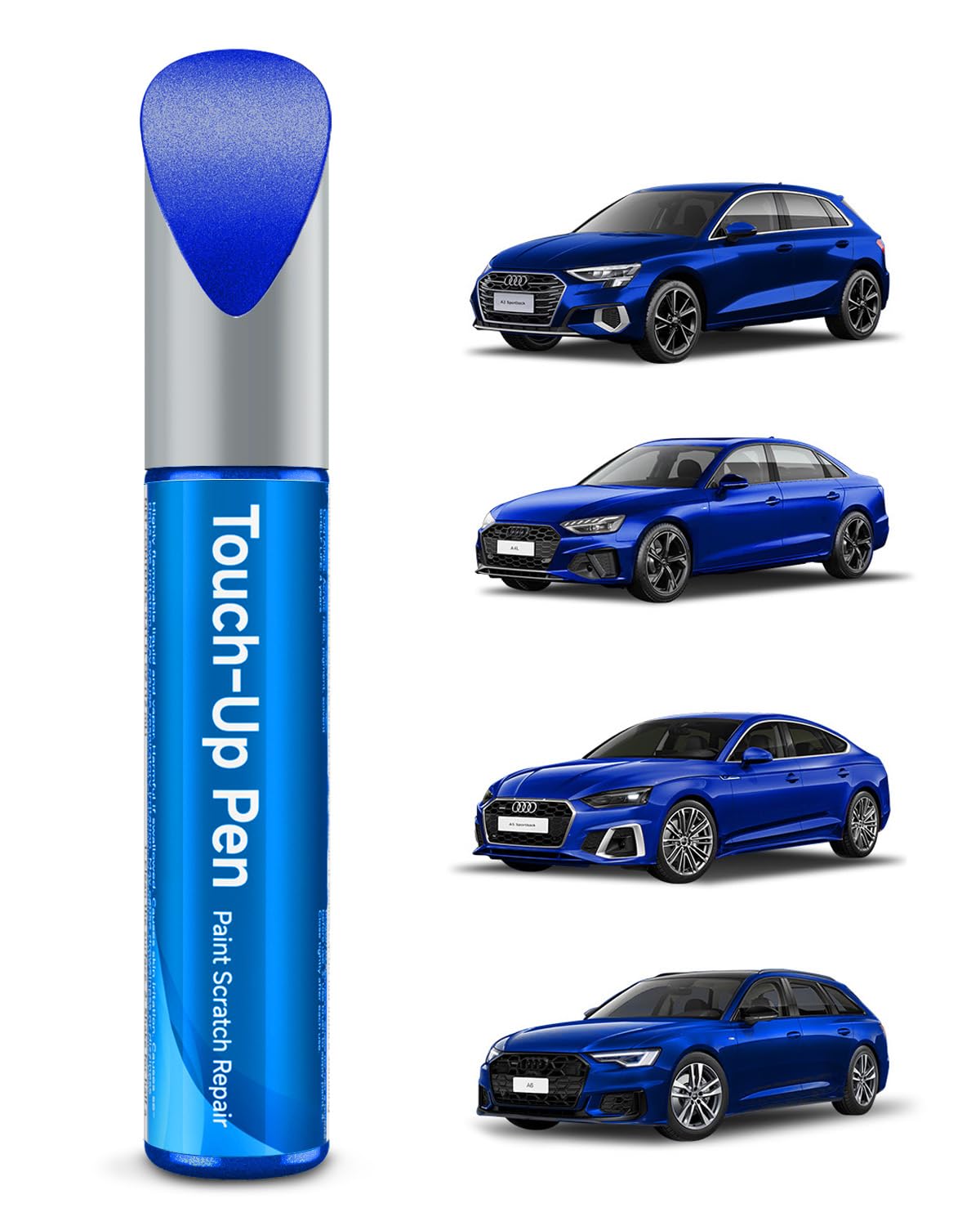 Teslaunch LX5R/W1 Moonlight Blue Pearl Touch Up Paint Compatible With Audi Exact Match Car Paint Pen Scratch Repair