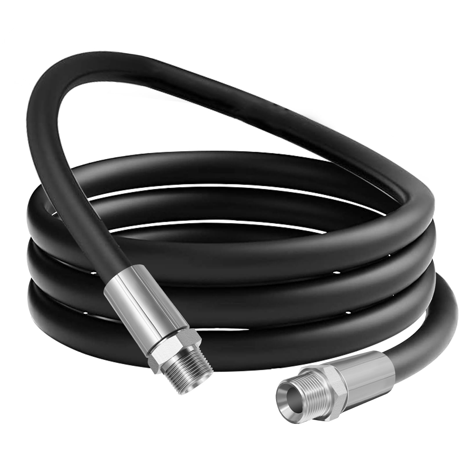 Boltigen Fuel Transfer Hose 3/4 Inch, 12 Feet Fuel Transfer Farm Pump Tank Tube Hose for Gasoline, Biodiesel, Dispensing Diesel,