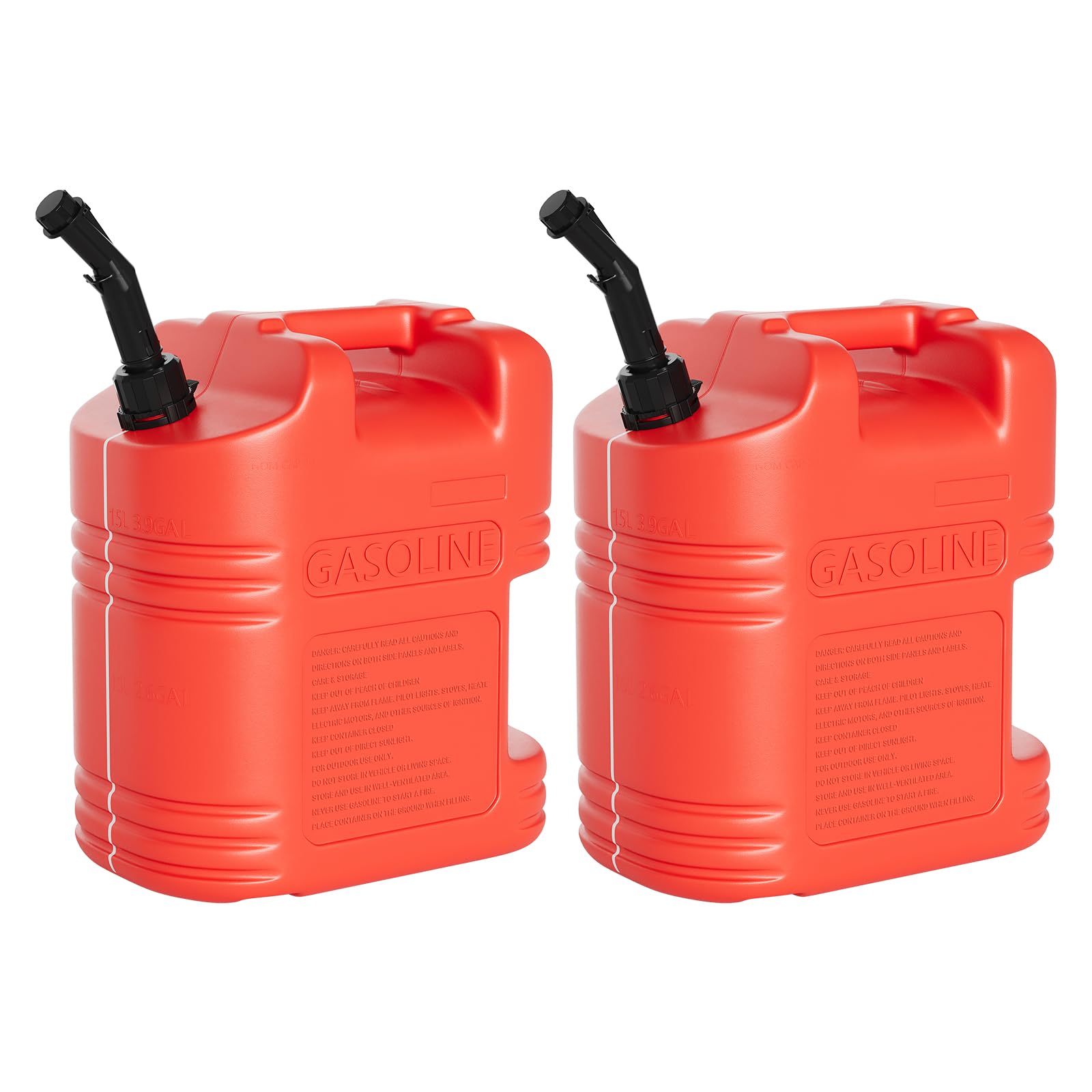 EPA-Compliant 5 Gallon Transfer Tank 2PC - Leak-Resistant Portable Storage for Boating, Car & Outdoor Power Equipment