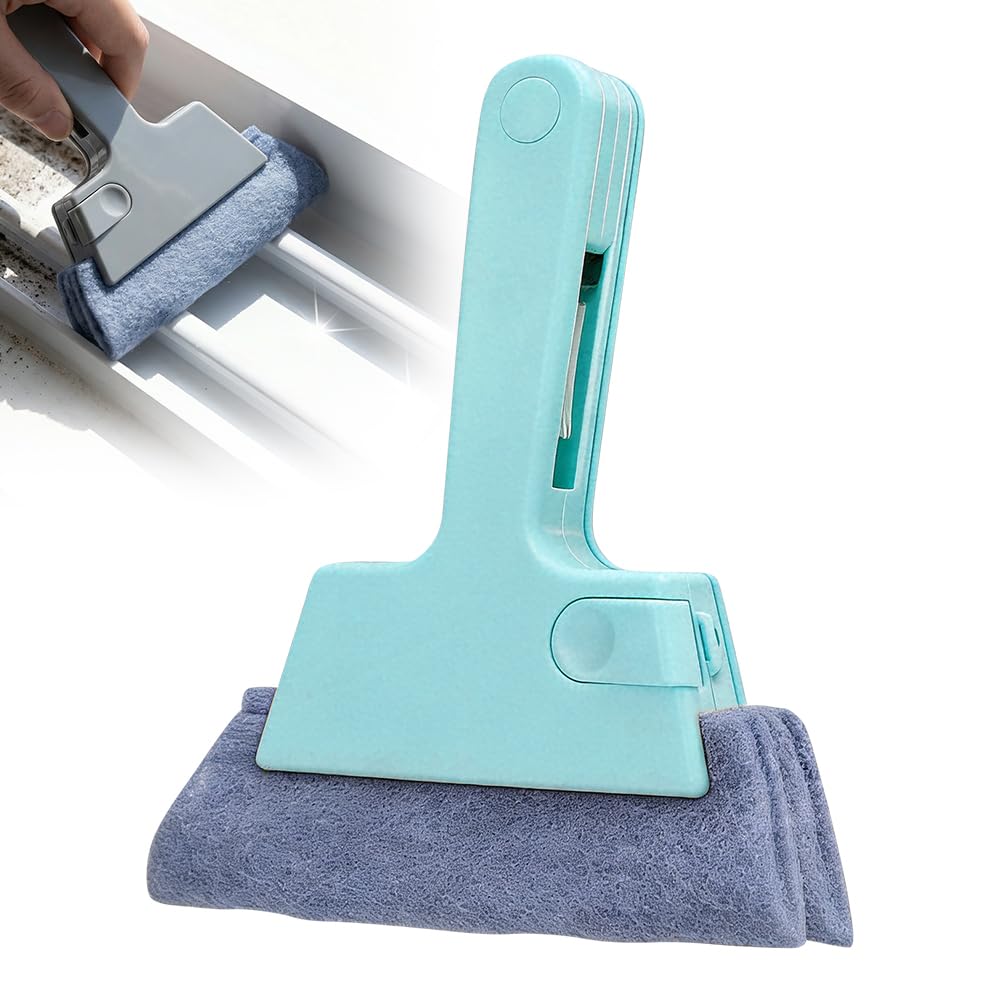 Magic Window Track Cleaner, Window Groove & Track Cleaning Brush Tools Set for Window Lides Gaps Tile Lines Shutter Car Vents (B