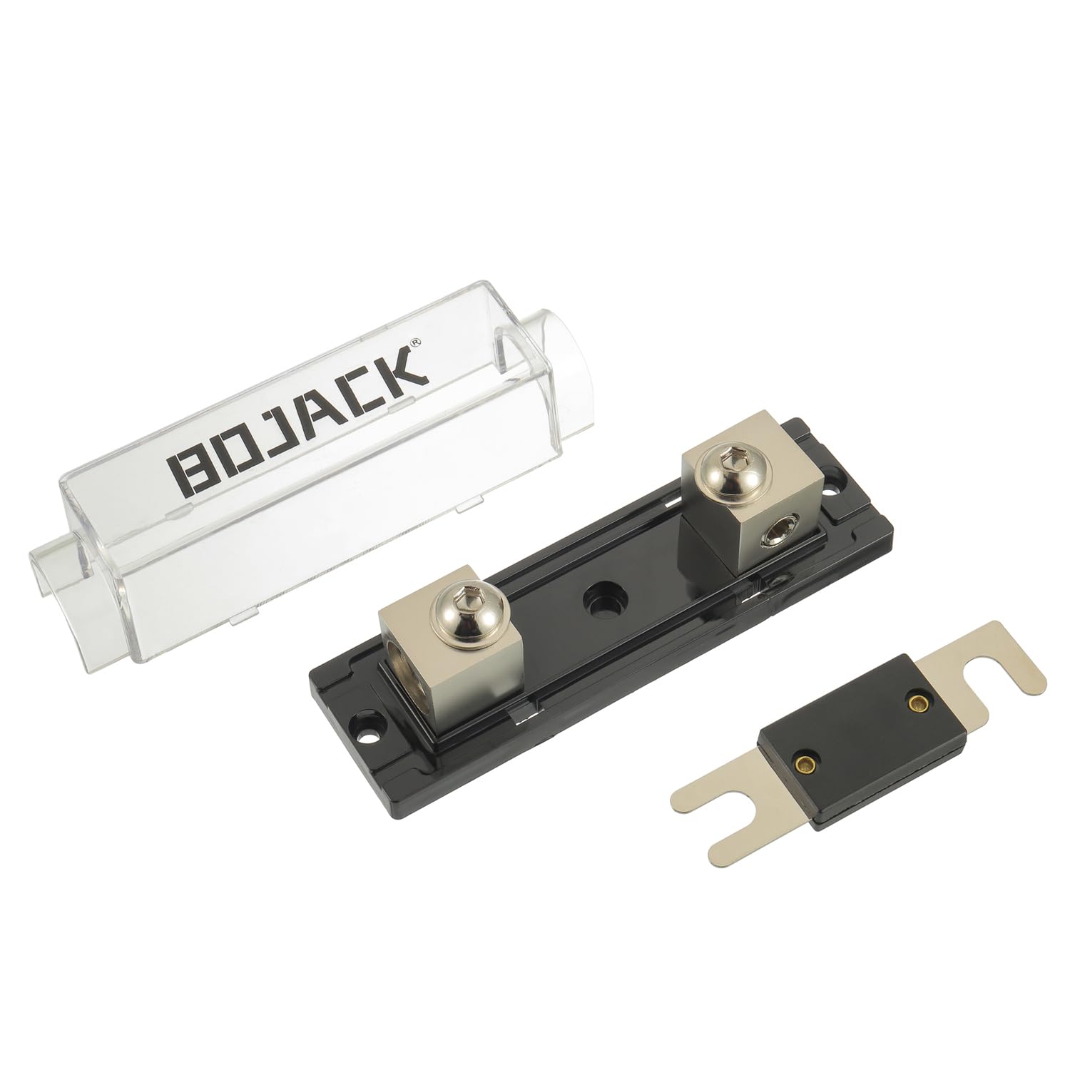 Bojack 0/2/4 Gauge Awg In Line Anl Fuse Holder With 40 Amp Fuse