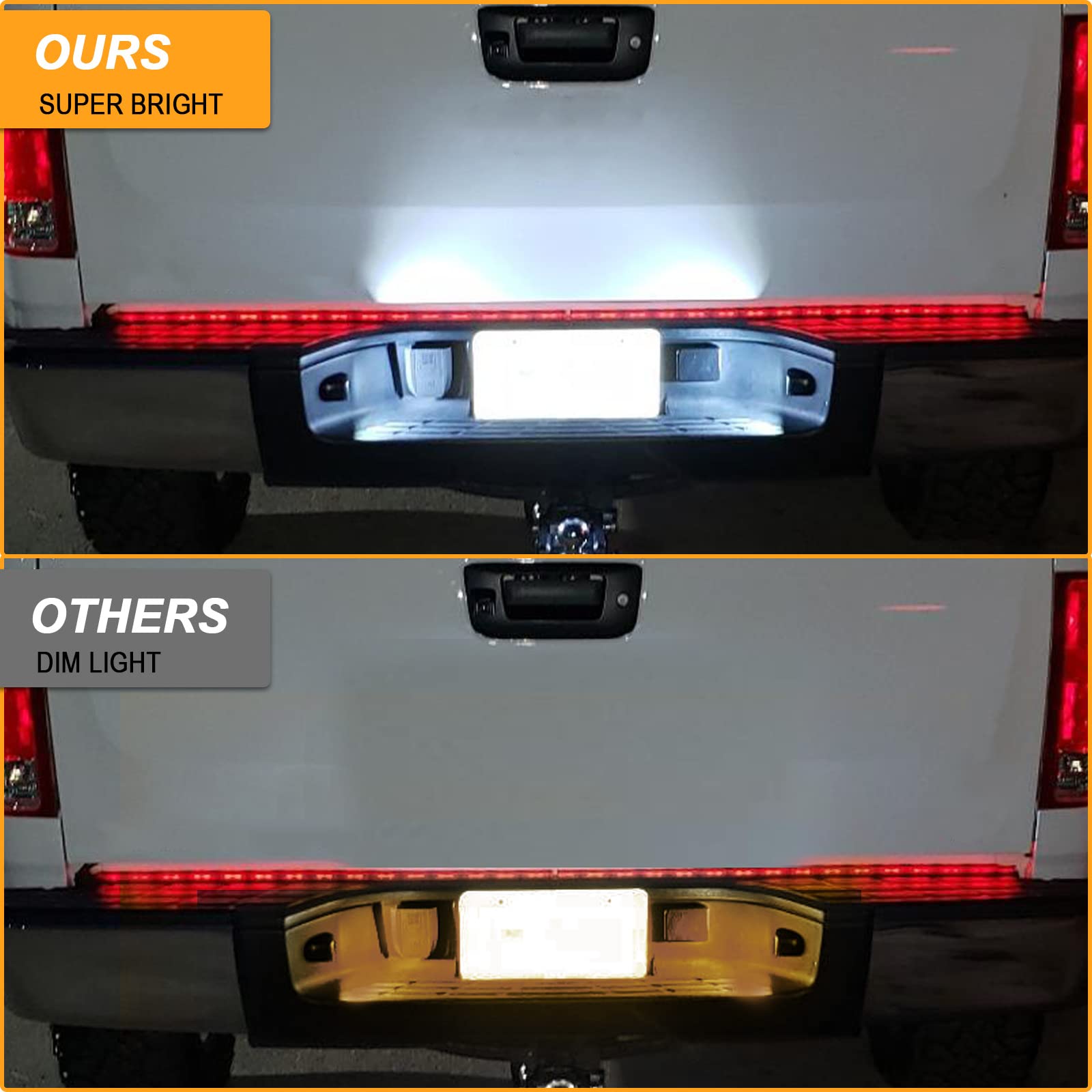 R&F Auto Led License Plate Light Replacement For Avalanche/Tahoe/Suburban/Yukon Xl/Silverado & Sierra 1500 2500 3500 Hd/Traverse
