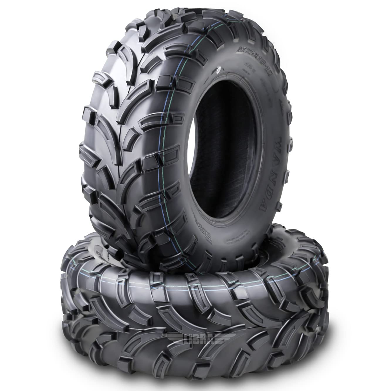 Wanda Utv Atv Tires 25X12-9 25X12X9 305/65-9 /6Pr Lit Mud P373 Set 2-10429