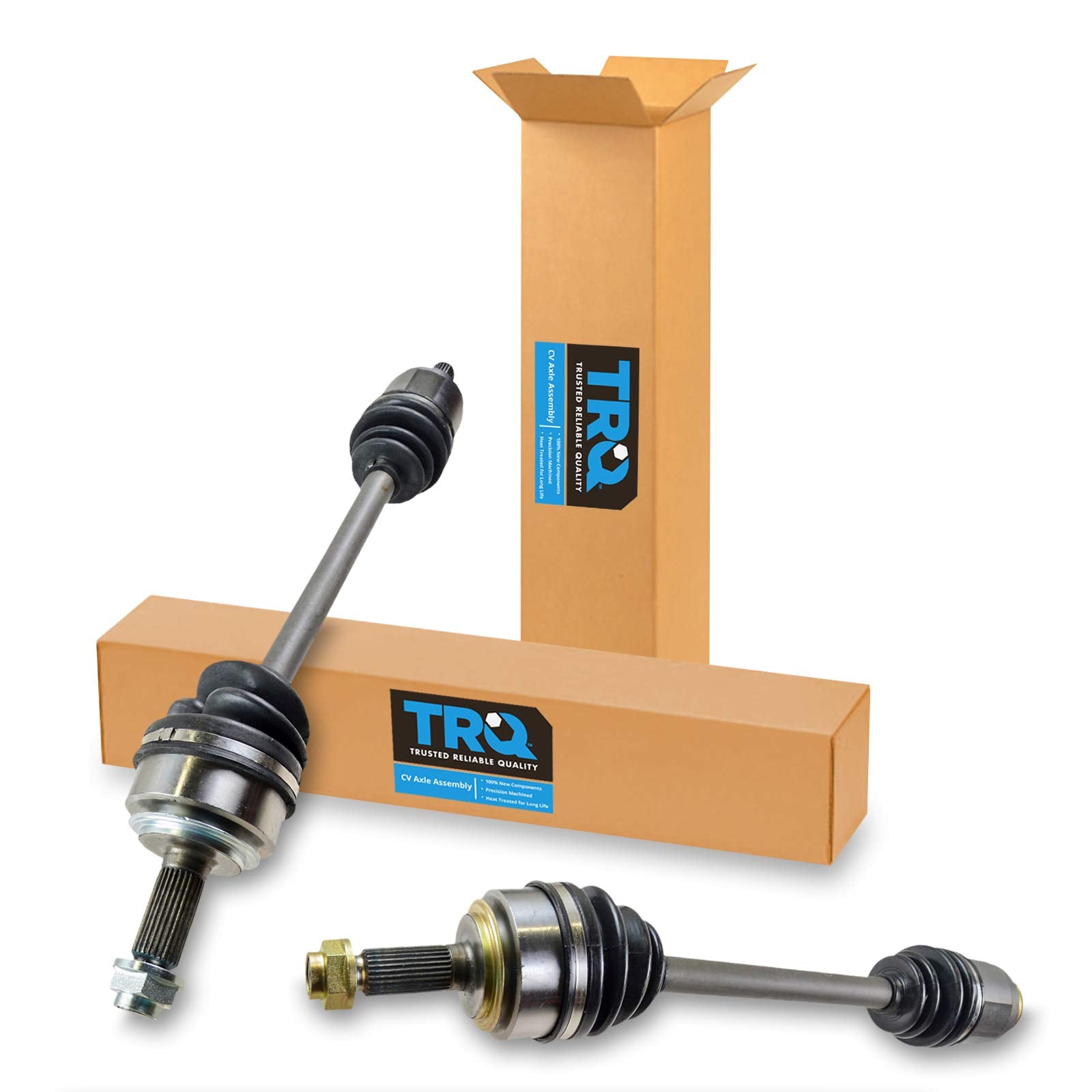 Trq Front Cv Axle Shaft Assembly Set Compatible With 2003-2011 Honda Element