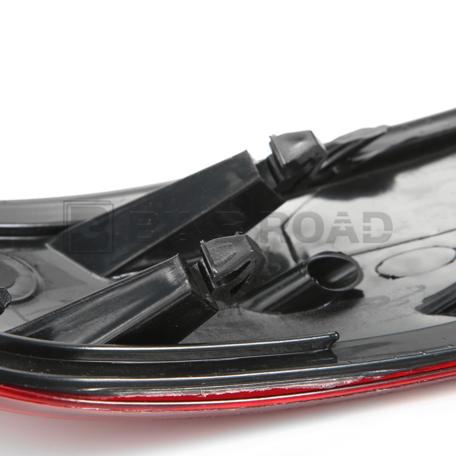 BINB ROAD Left Rear Bumper Reflector Light LED Driver Side Red Trim 95863110500 Compatible with Porsche Cayenne 2011 2012 2013 2